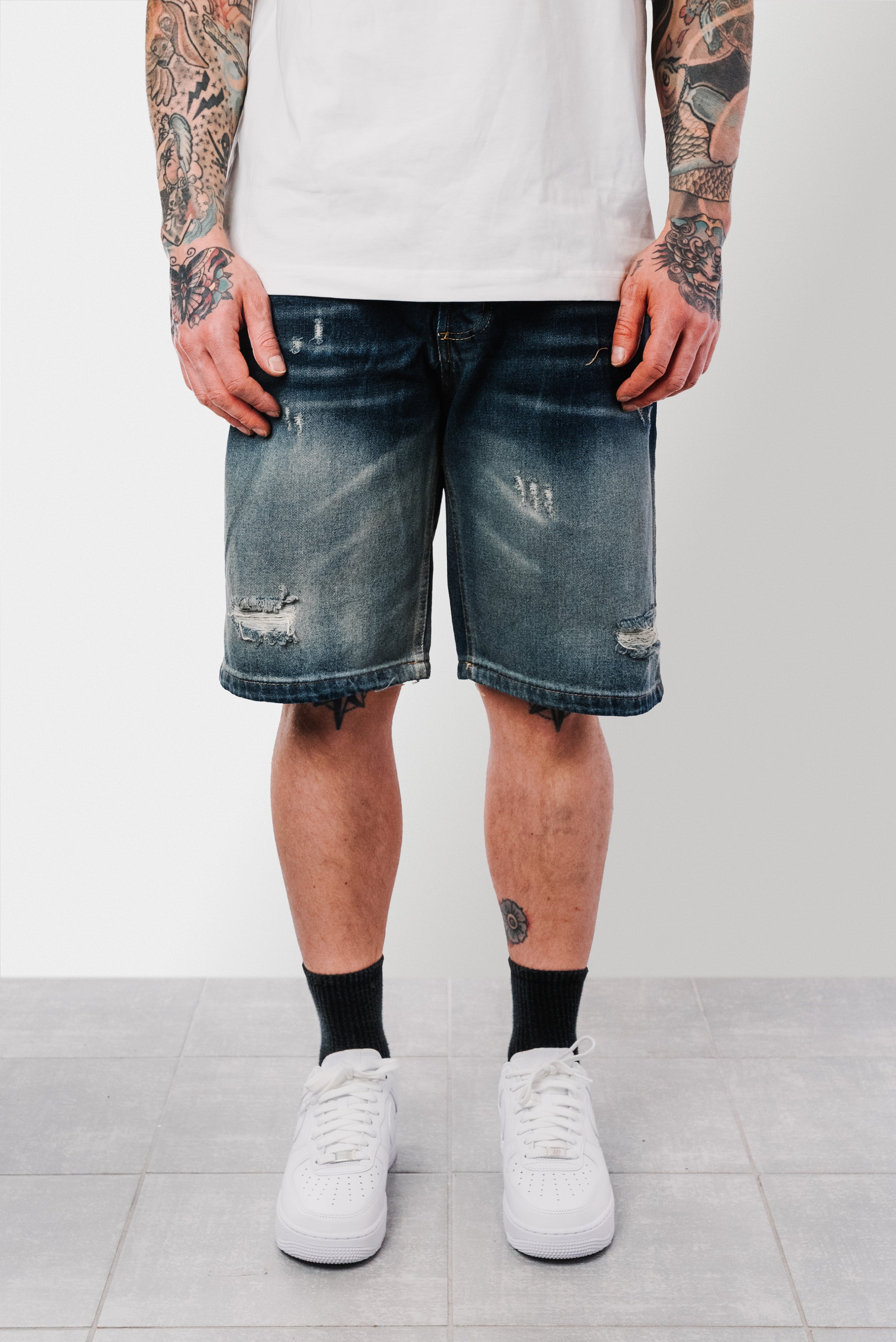 SLAVED DENIM SHORT - Replacement Brand