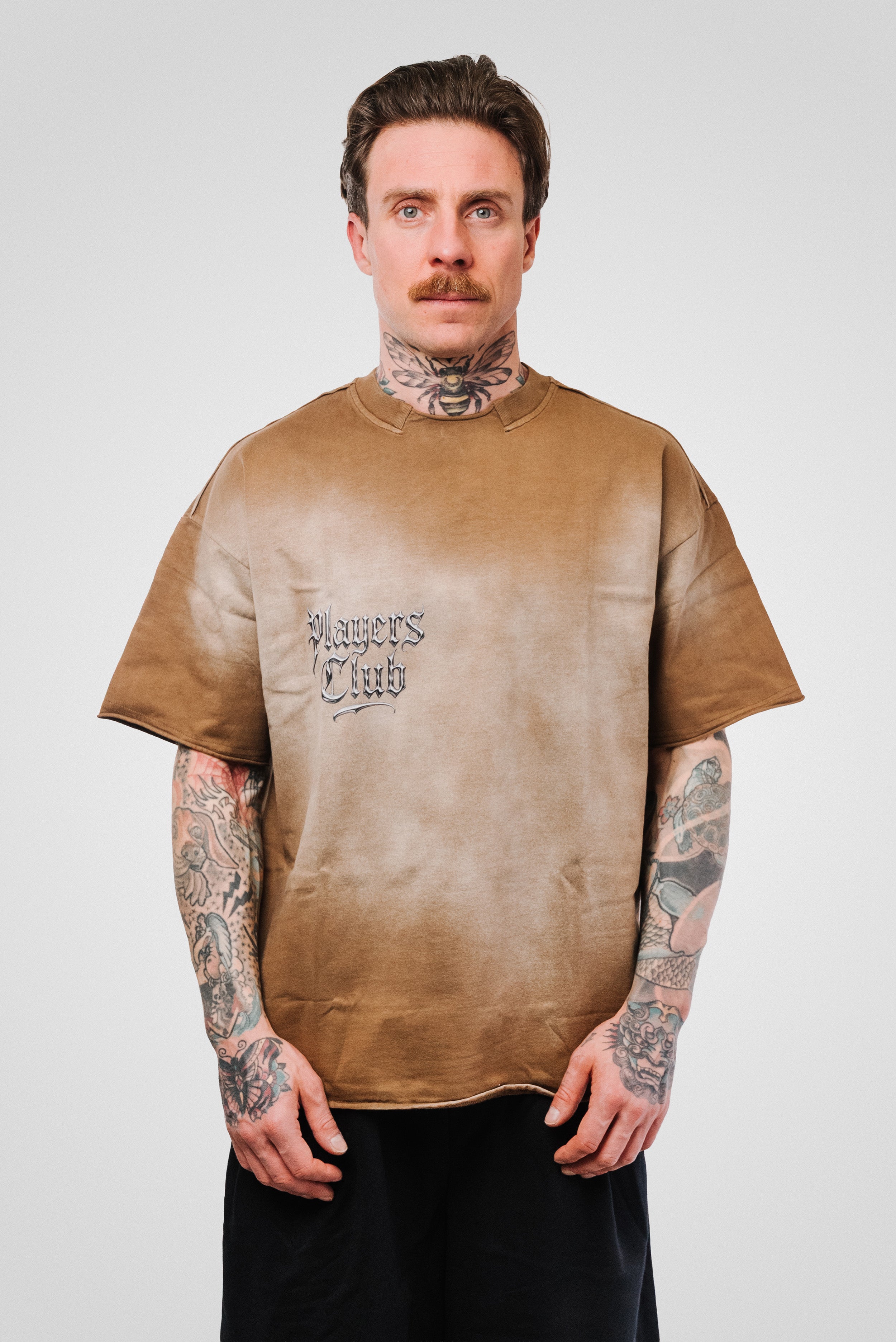 PLAYERS CLUB TEE BROWN - Malessere Brand