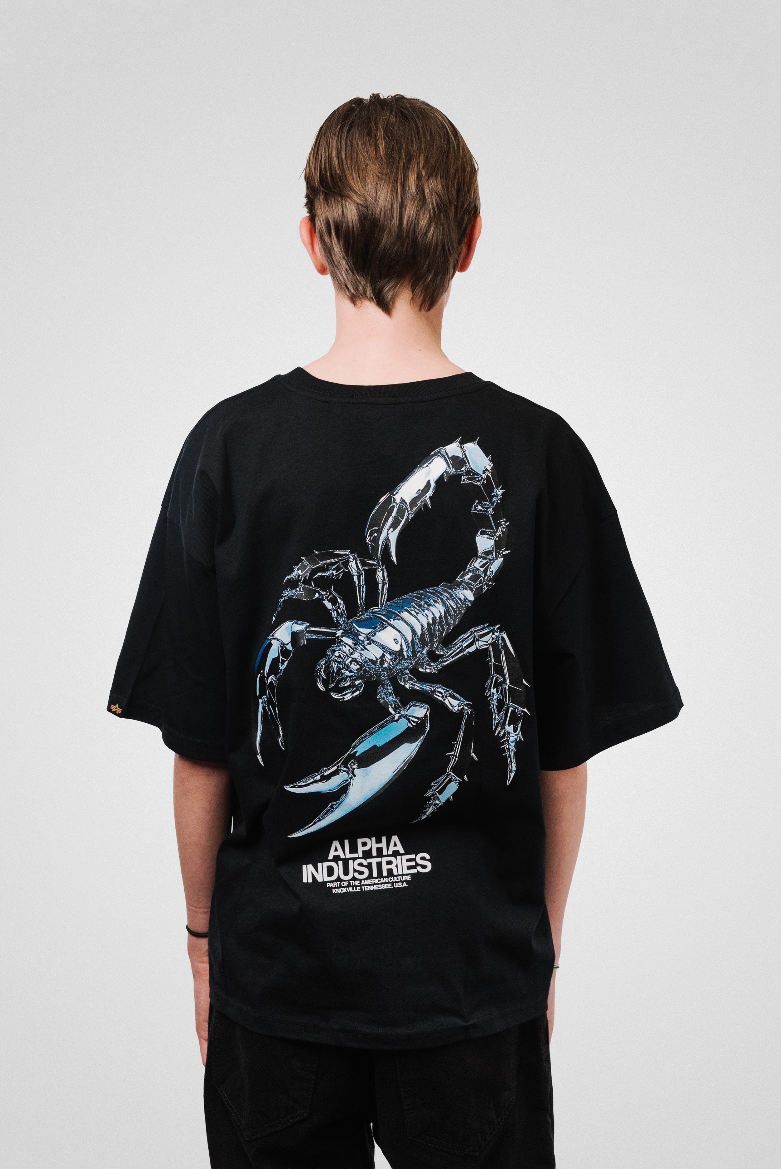 SCORPION CYBORG TEE BLACK - Alpha Industries