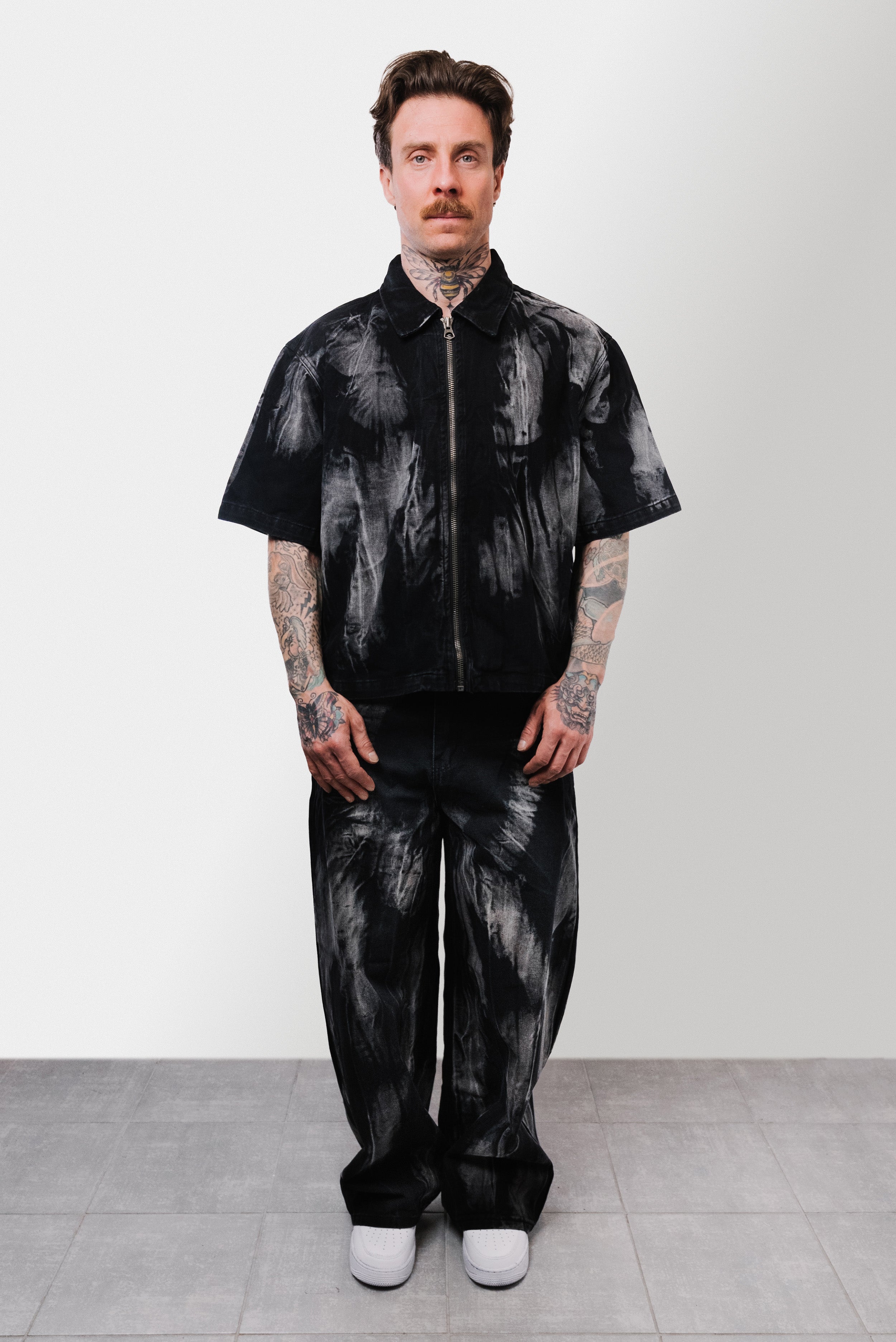 FADED AWAY BLACK DENIM SUIT - Replacement Brand