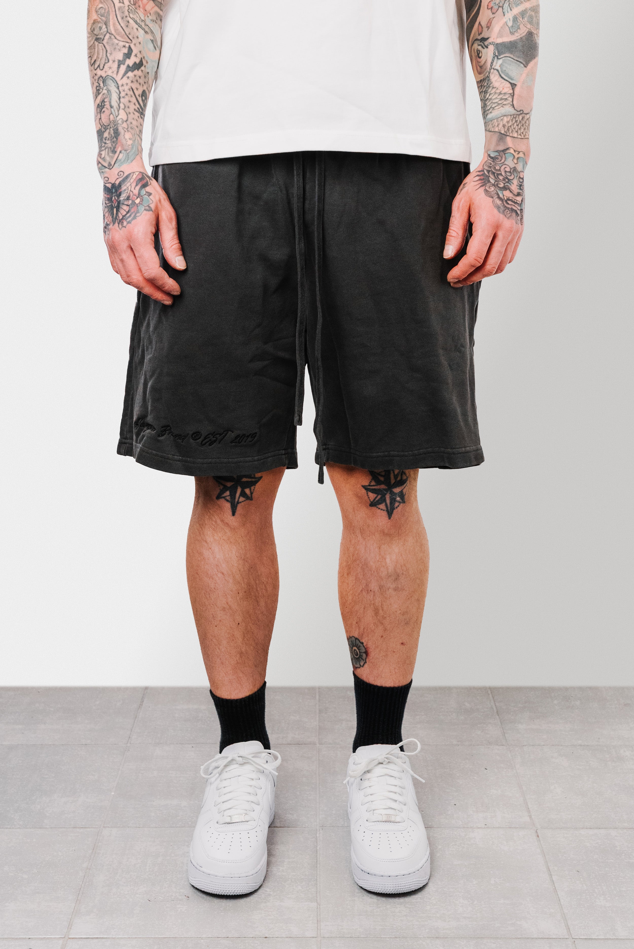 EST2019 GREY SHORTS - Hangover Brand