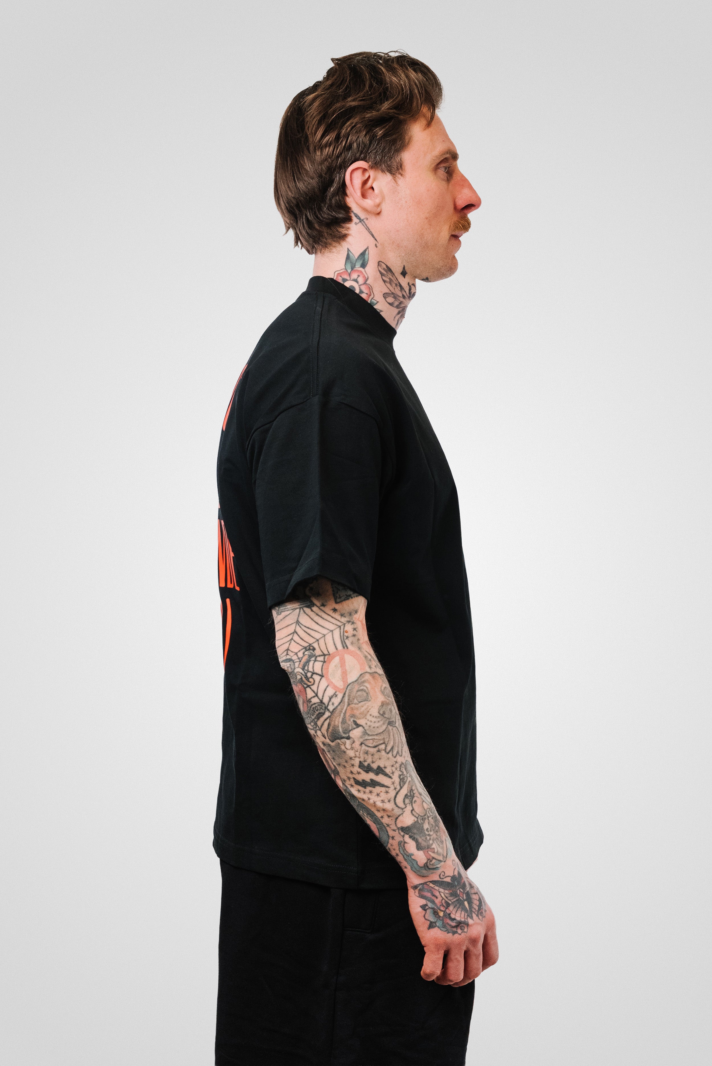 HOT OR BAD BLONDE BLACK TEE - Shoebuya Design