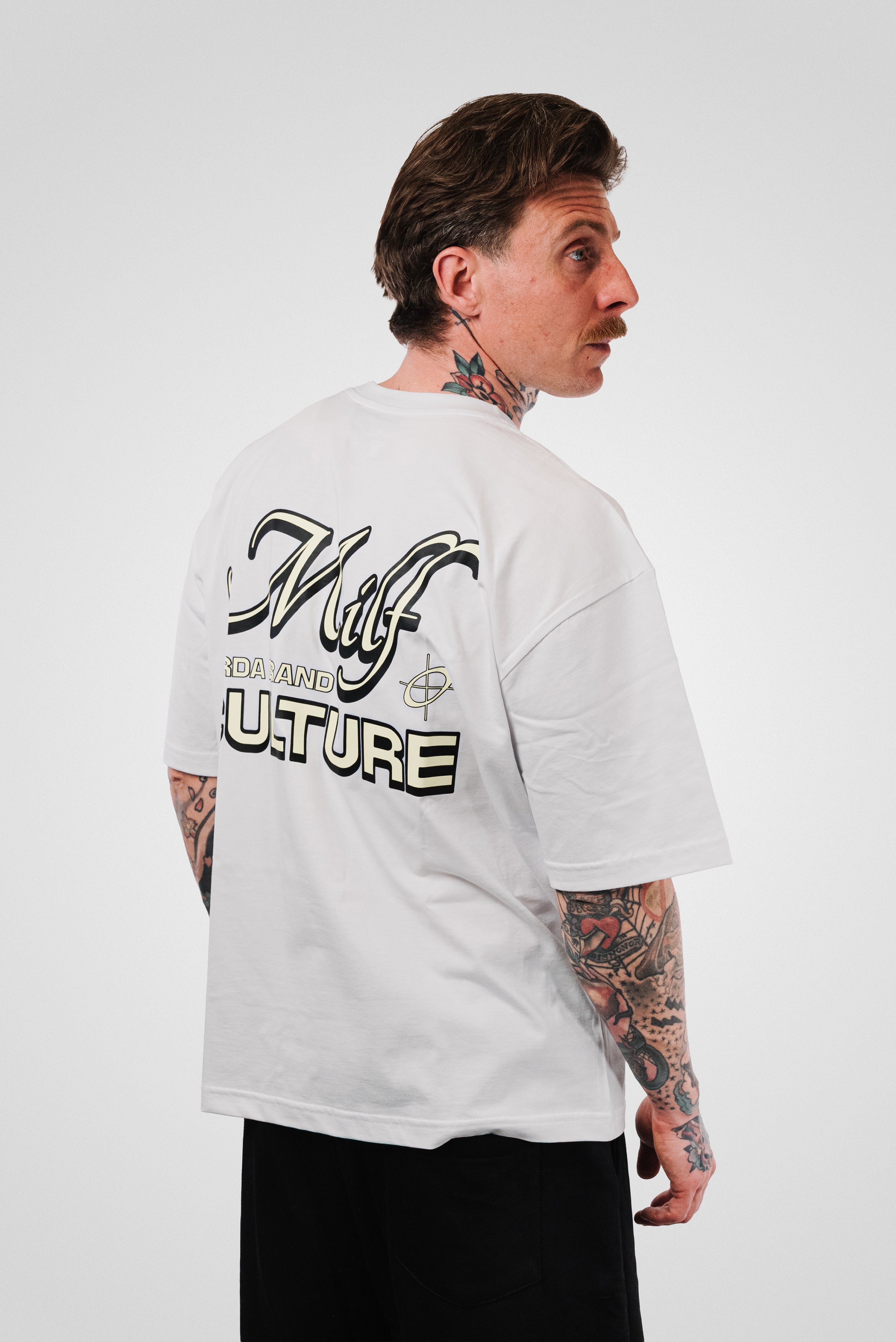 MILF TEE WHITE/YELLOW - Horda Brand