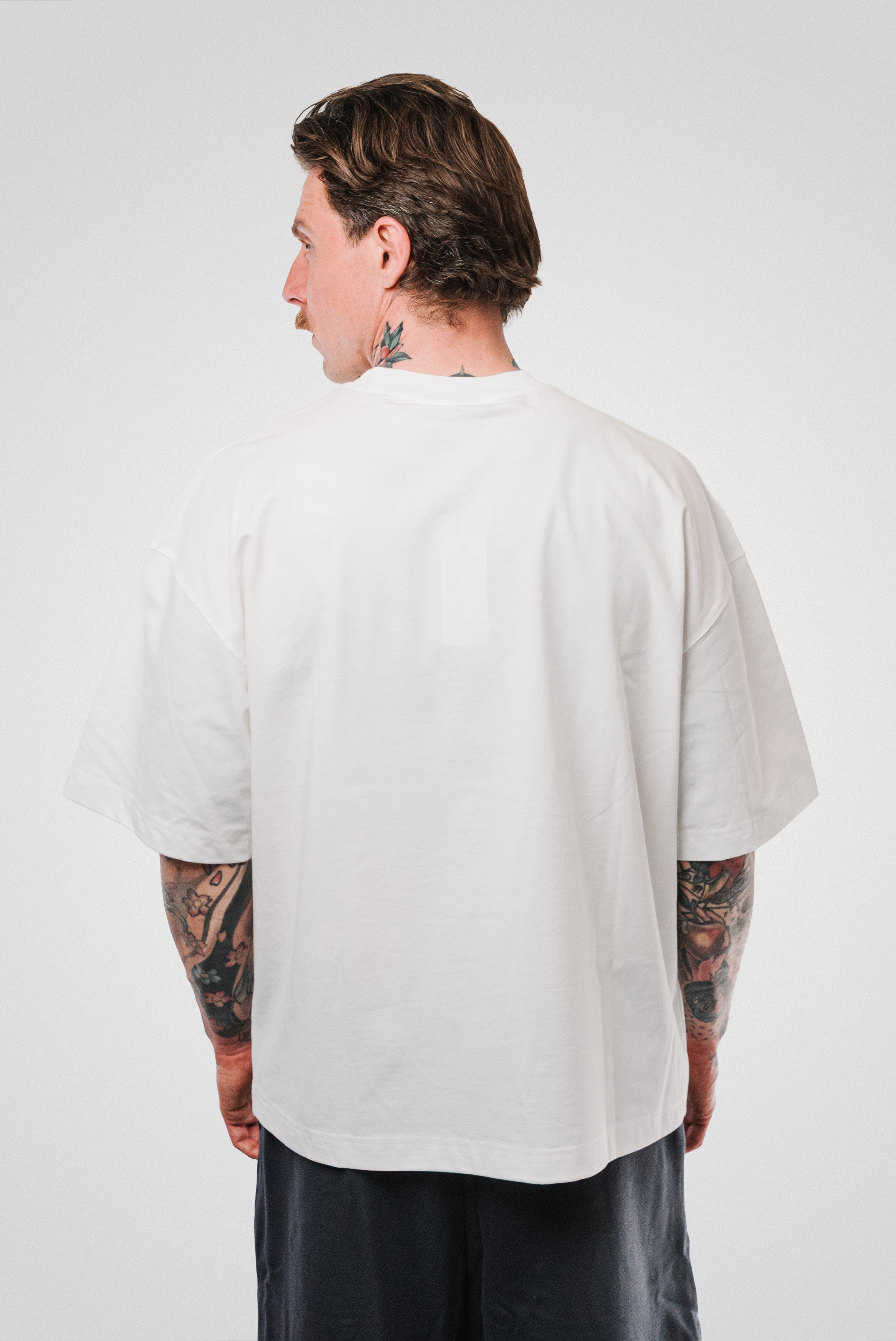 CROSS MOUTH PINK WHITE BOXY TEE - Noissey Brand