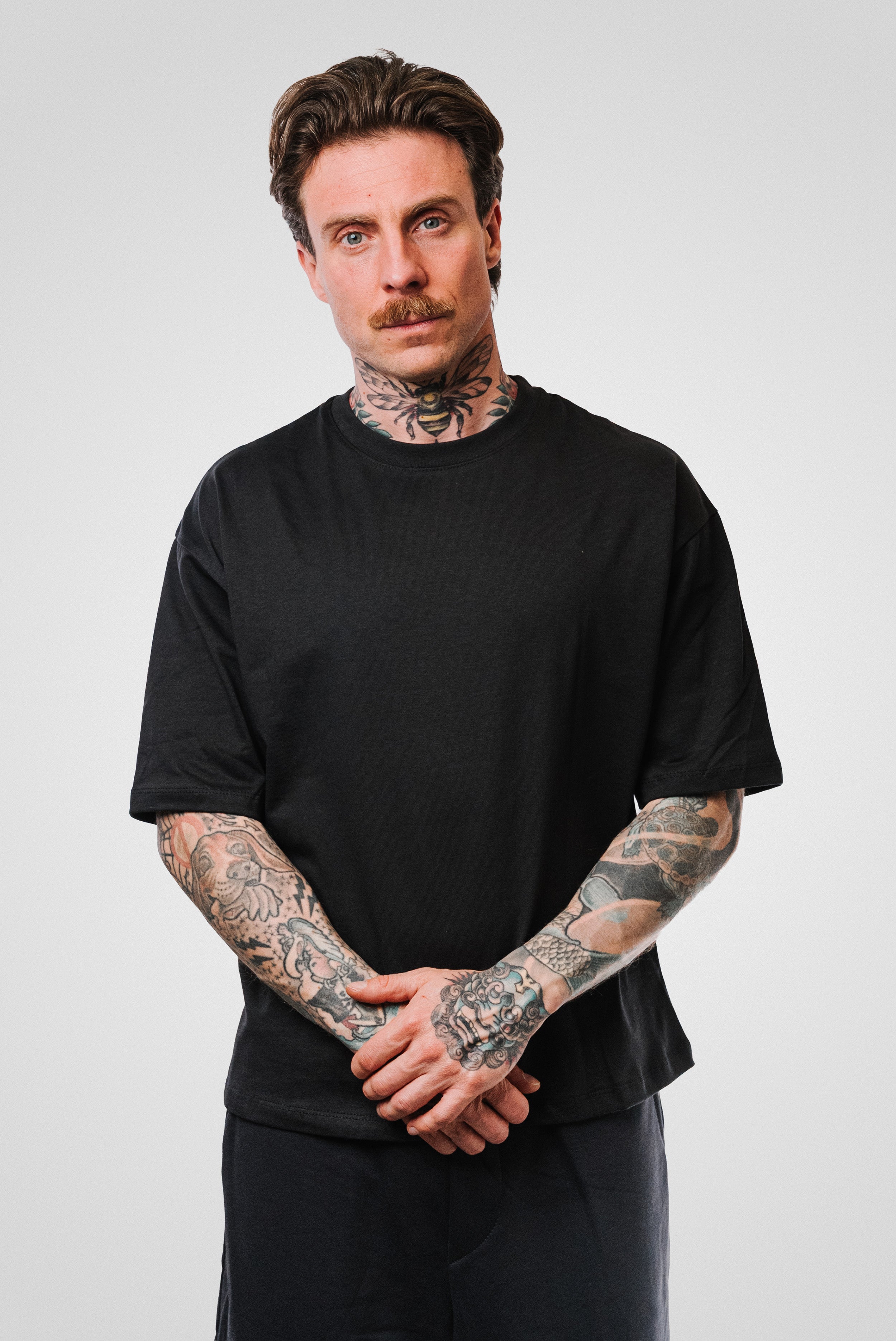 TOO SWAG BOXY WASHED BLACK TEE - Replacement Brand