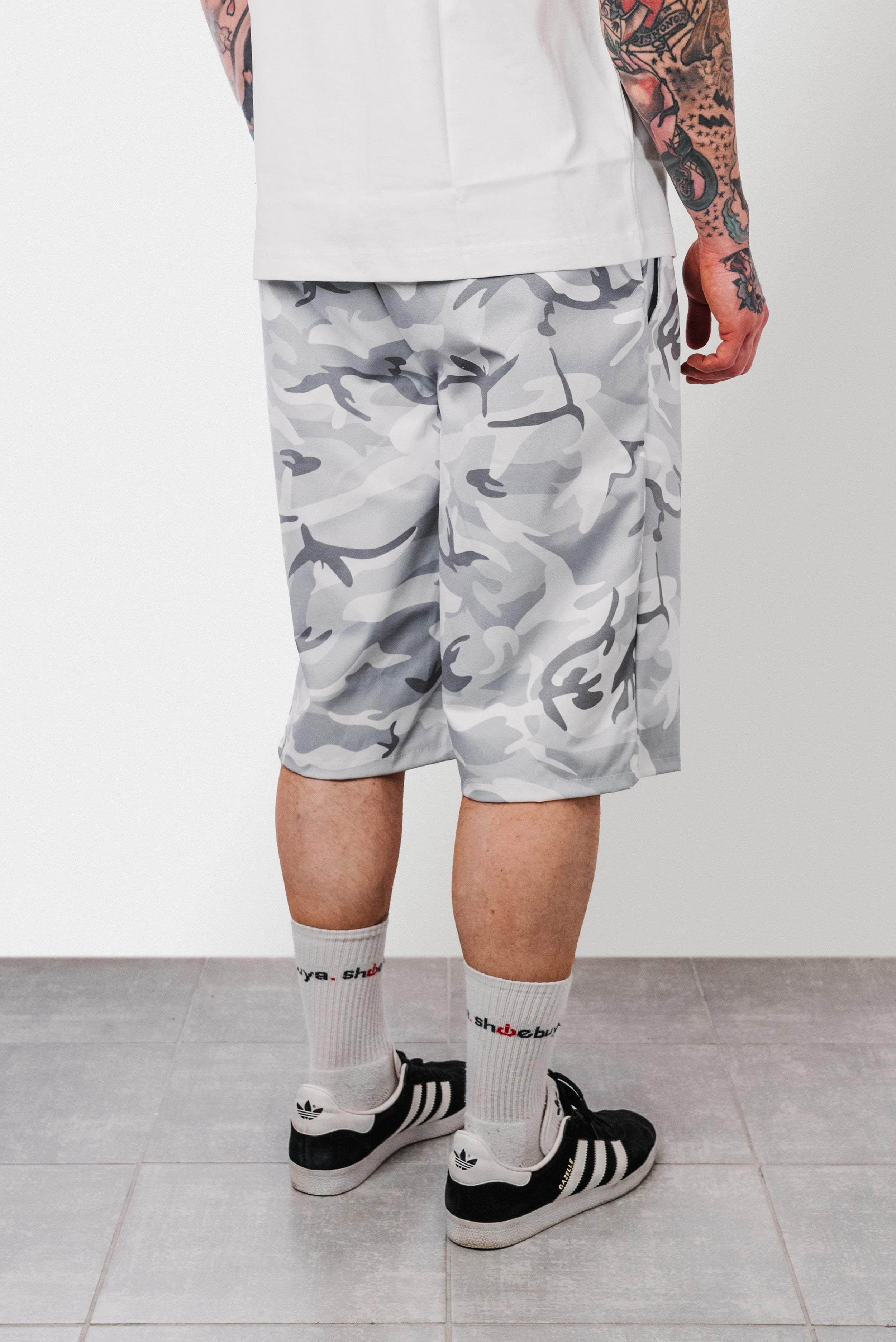 CAMOUFLAGE GREY SHORTS - Replacement Brand