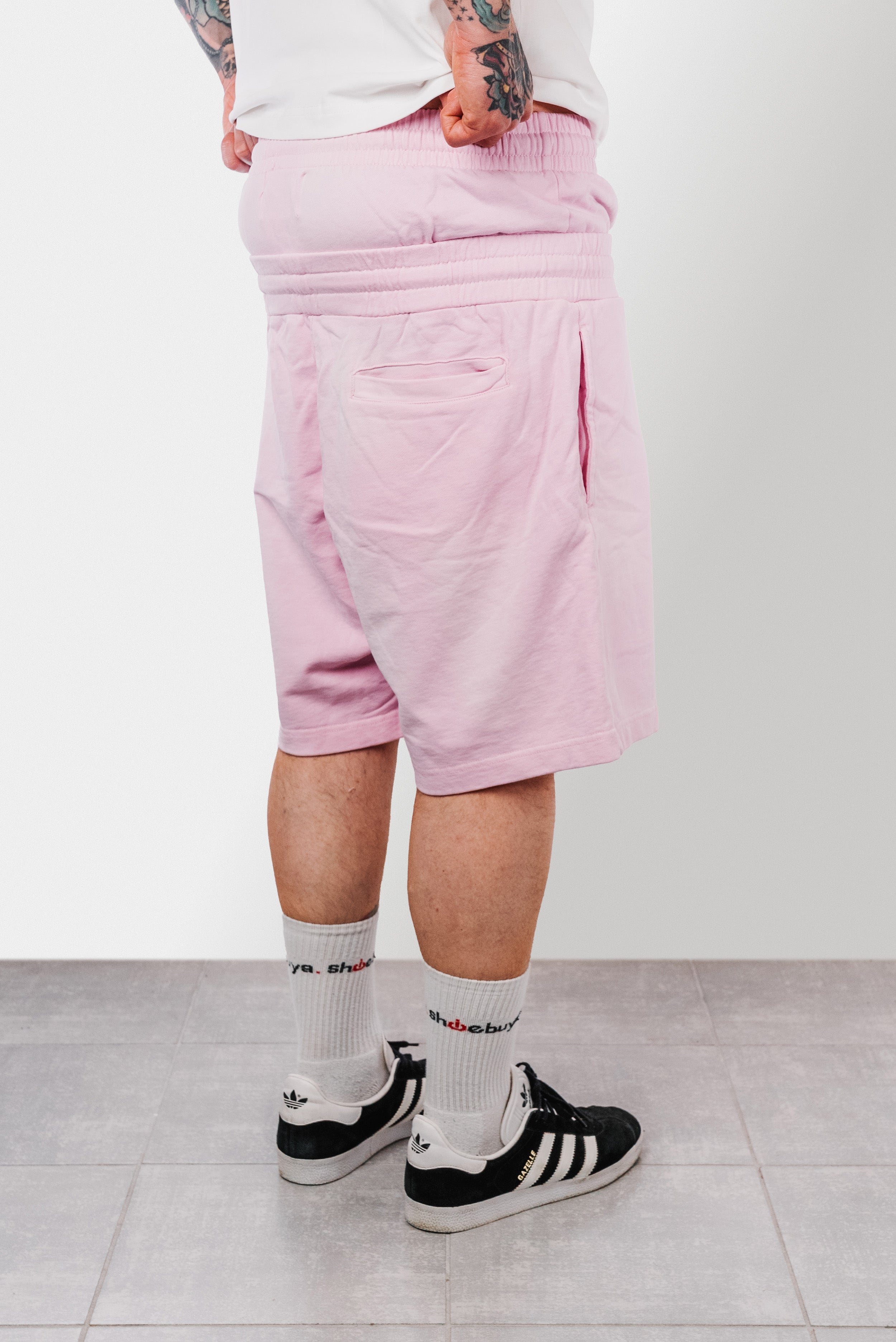 DOUBLE PINK SHORTS - Shoebuya Design
