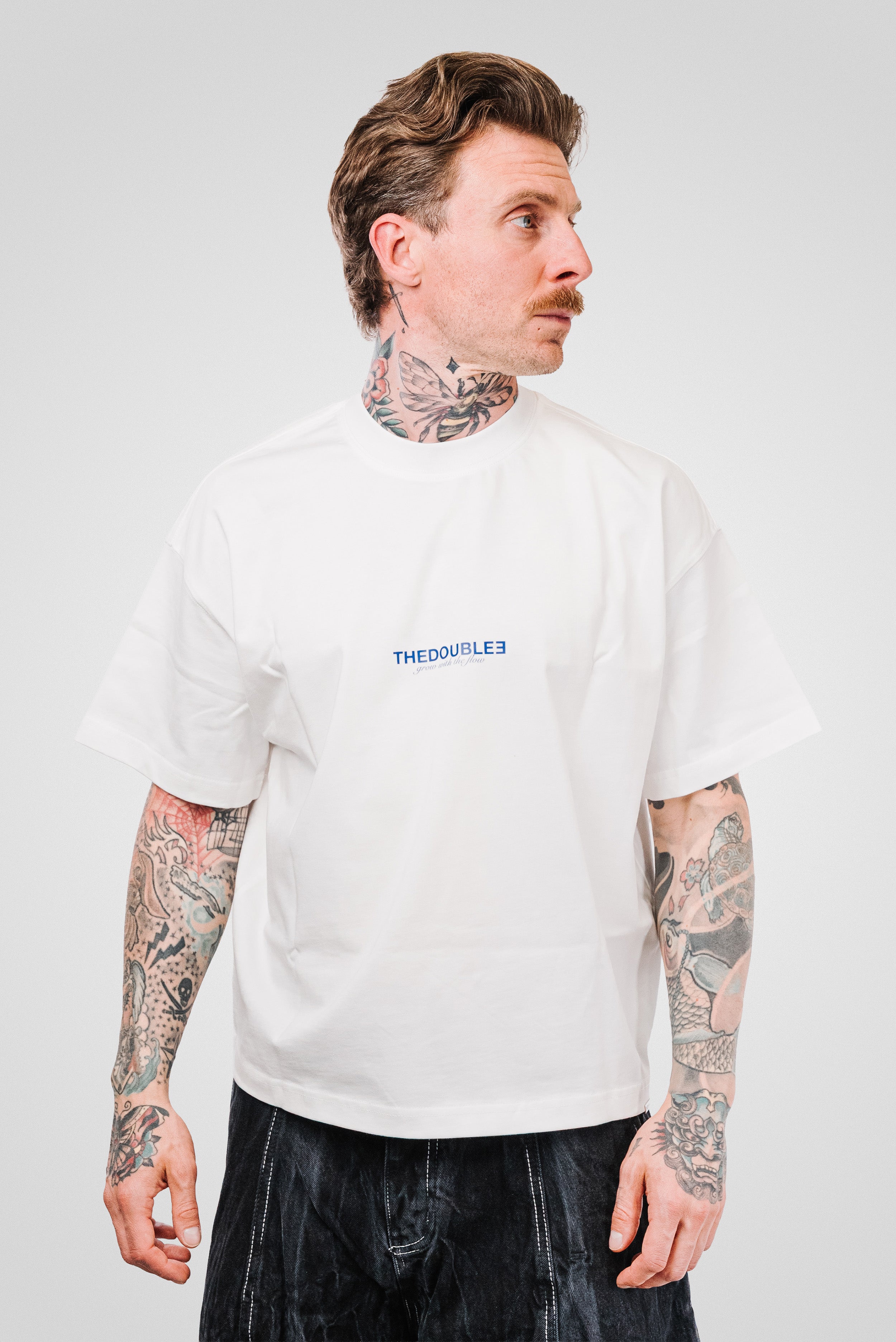 TEREA BOXY TEE WHITE - TheDoubleE