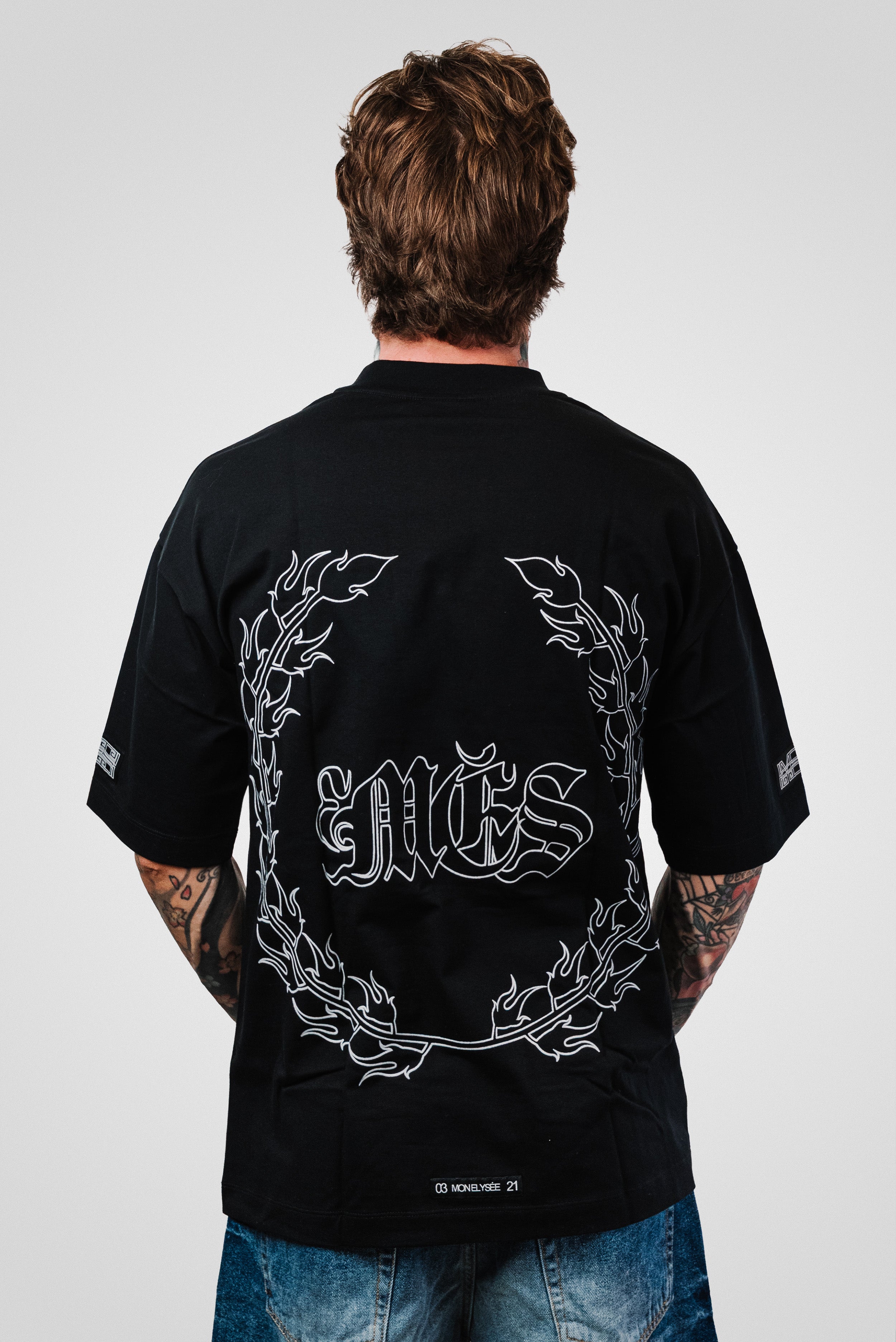 HOLY CROWN TEE BLACK - Mon Elyseee