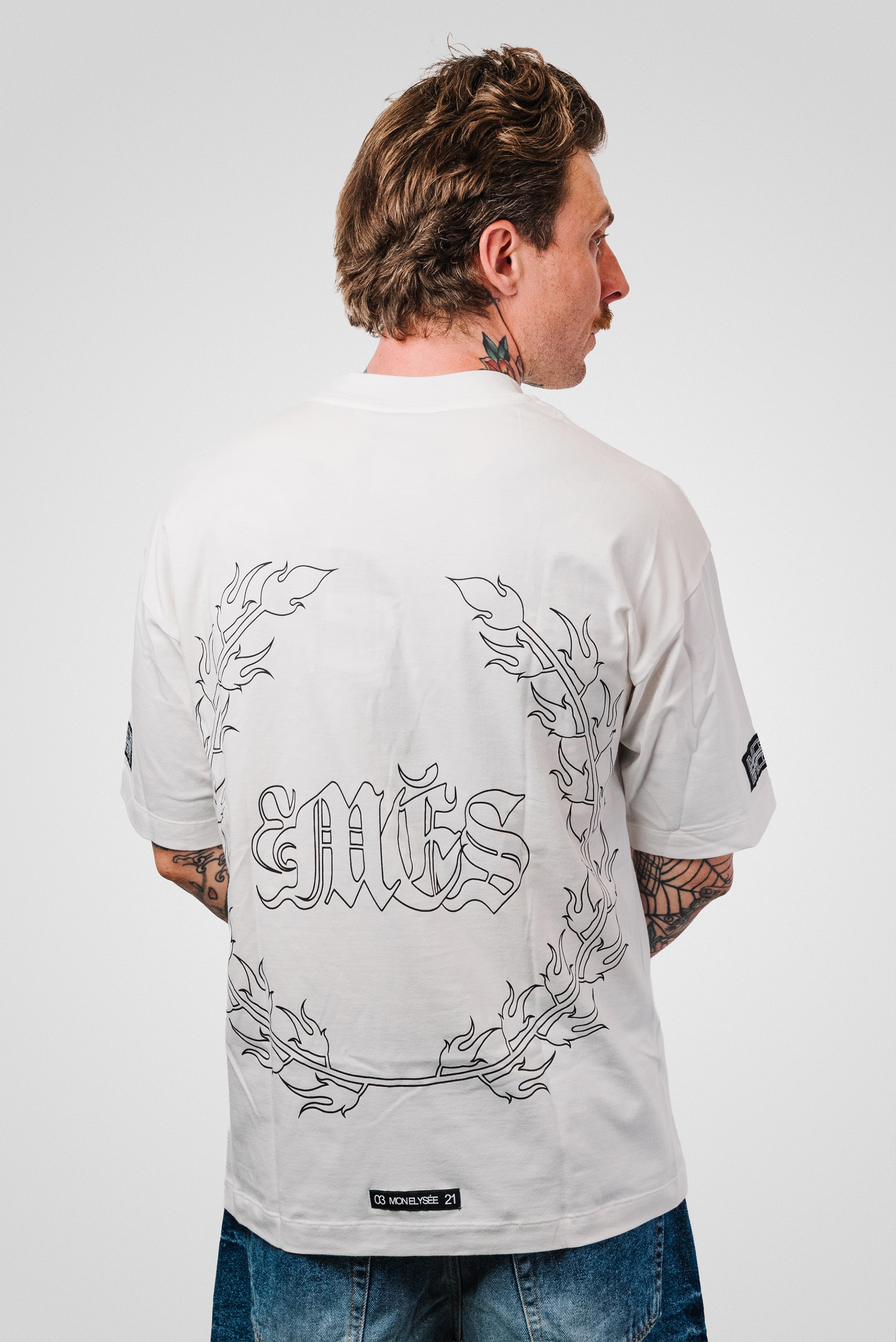 HOLY CROWN TEE WHITE - Mon Elyseee
