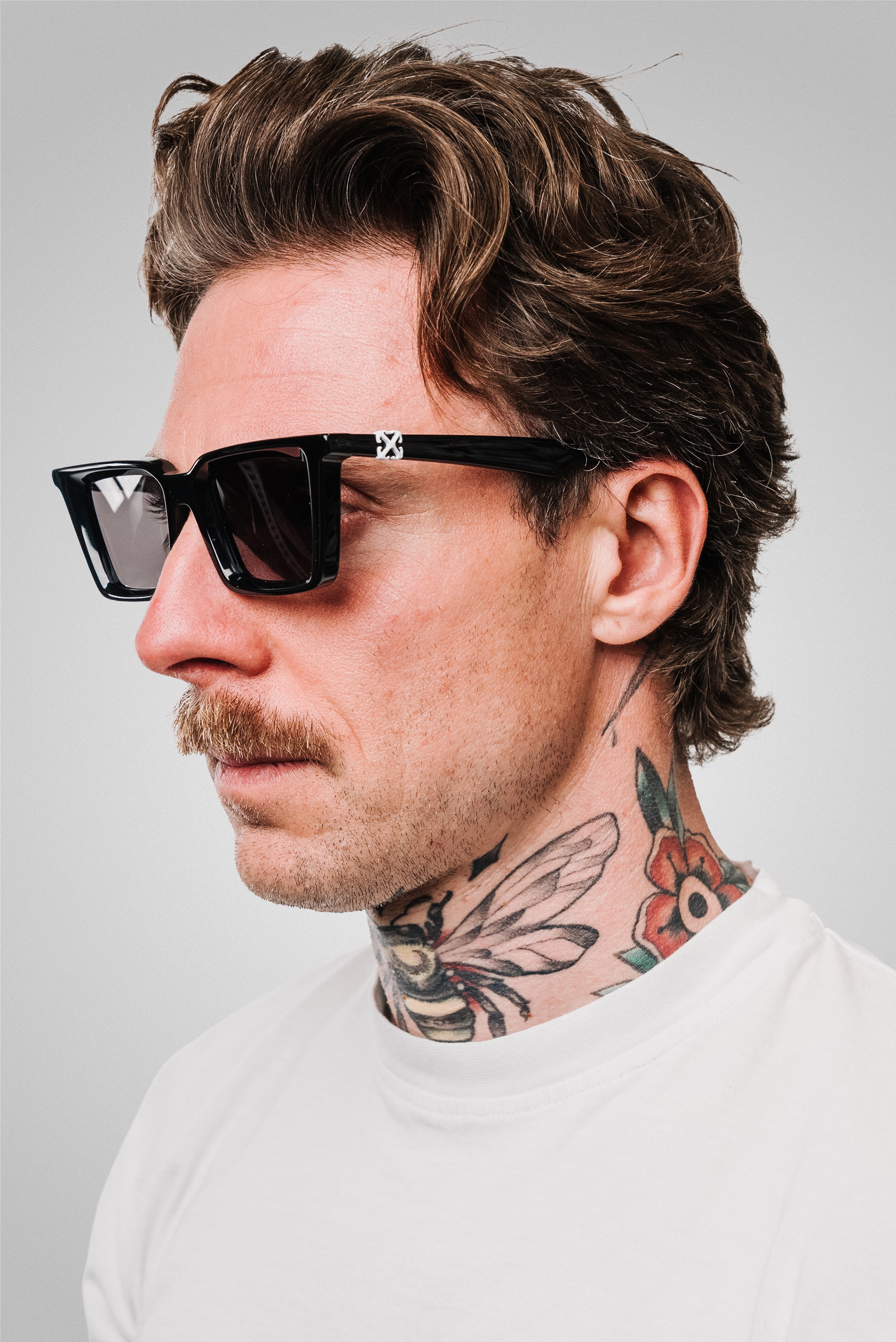 OFF WHITE SUNGLASSES DALTON BLACK