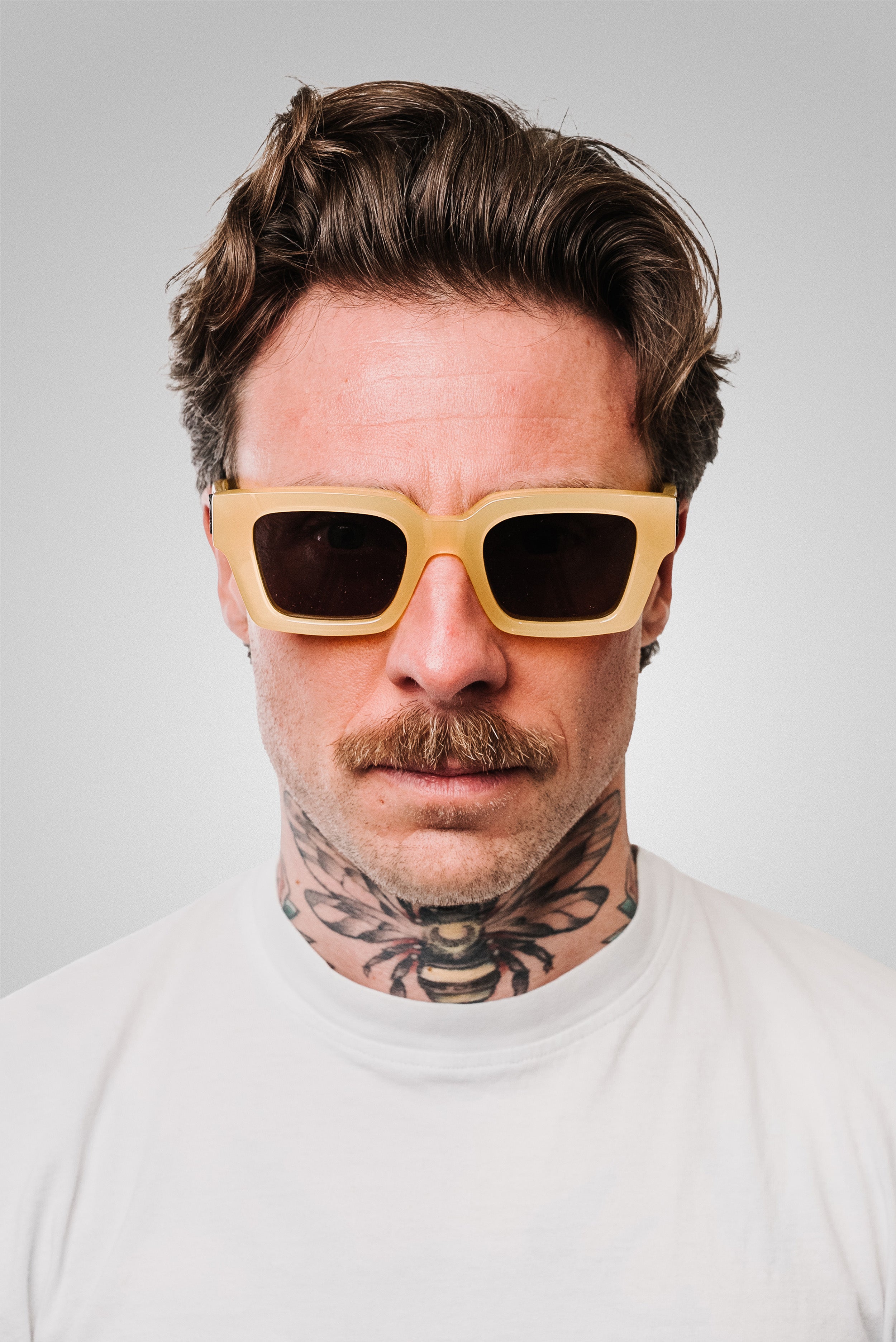 OFF WHITE SUNGLASSES STYLE 21 FULL YELLOW