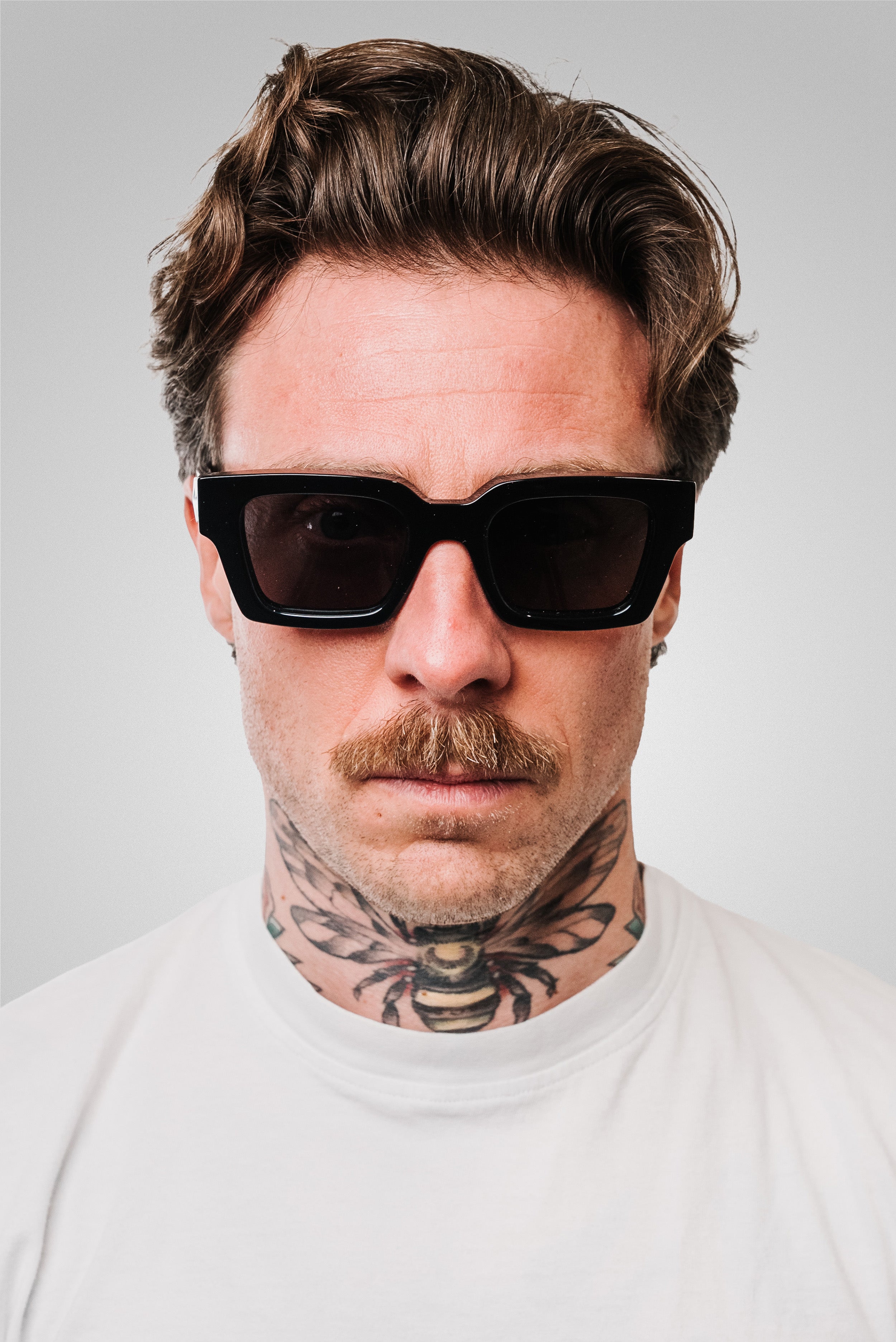OFF WHITE SUNGLASSES STYLE 21 BLACK NEW LOGO