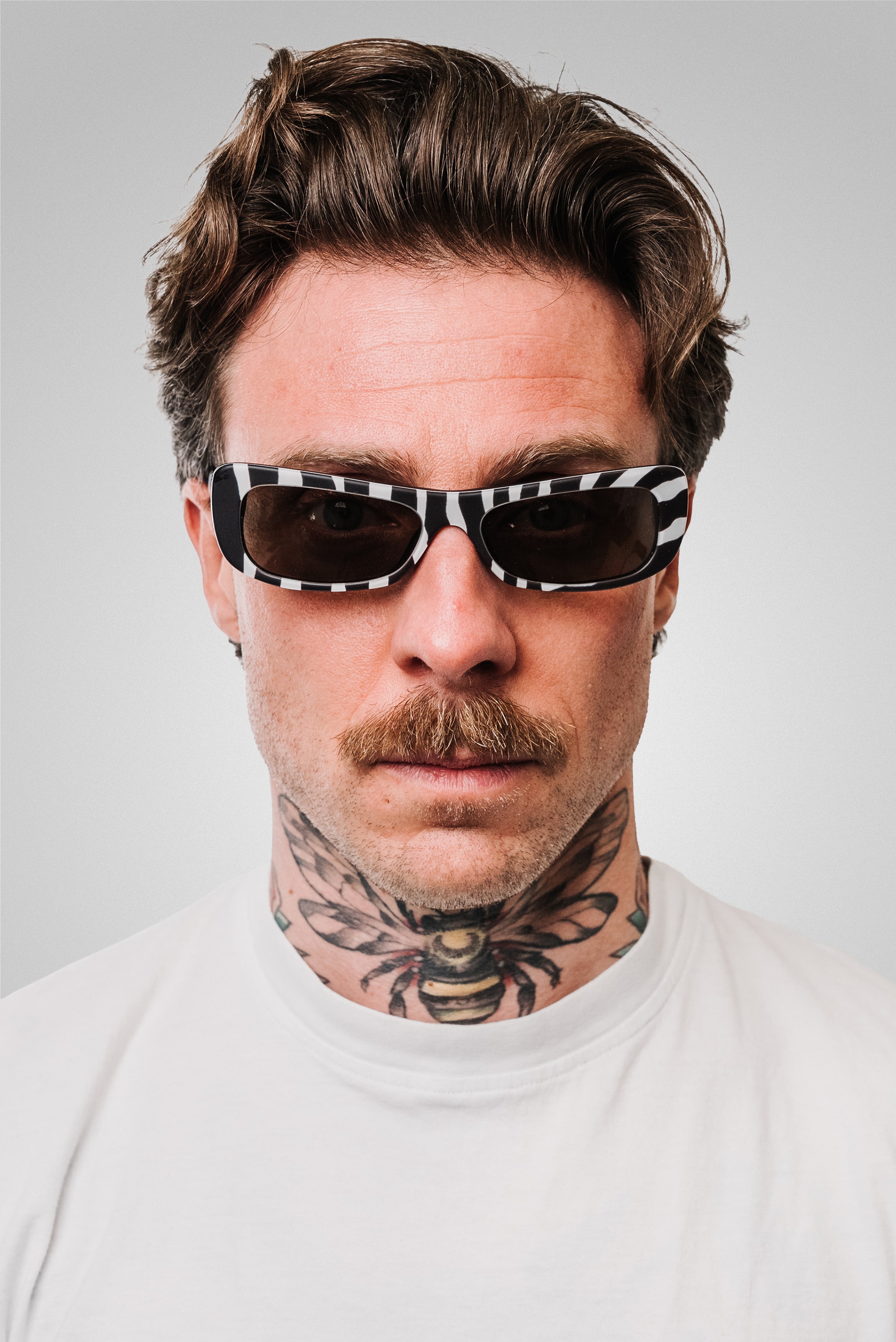 JACQUEMUS SUNGLASSES STYLE CAPRI ZEBRA