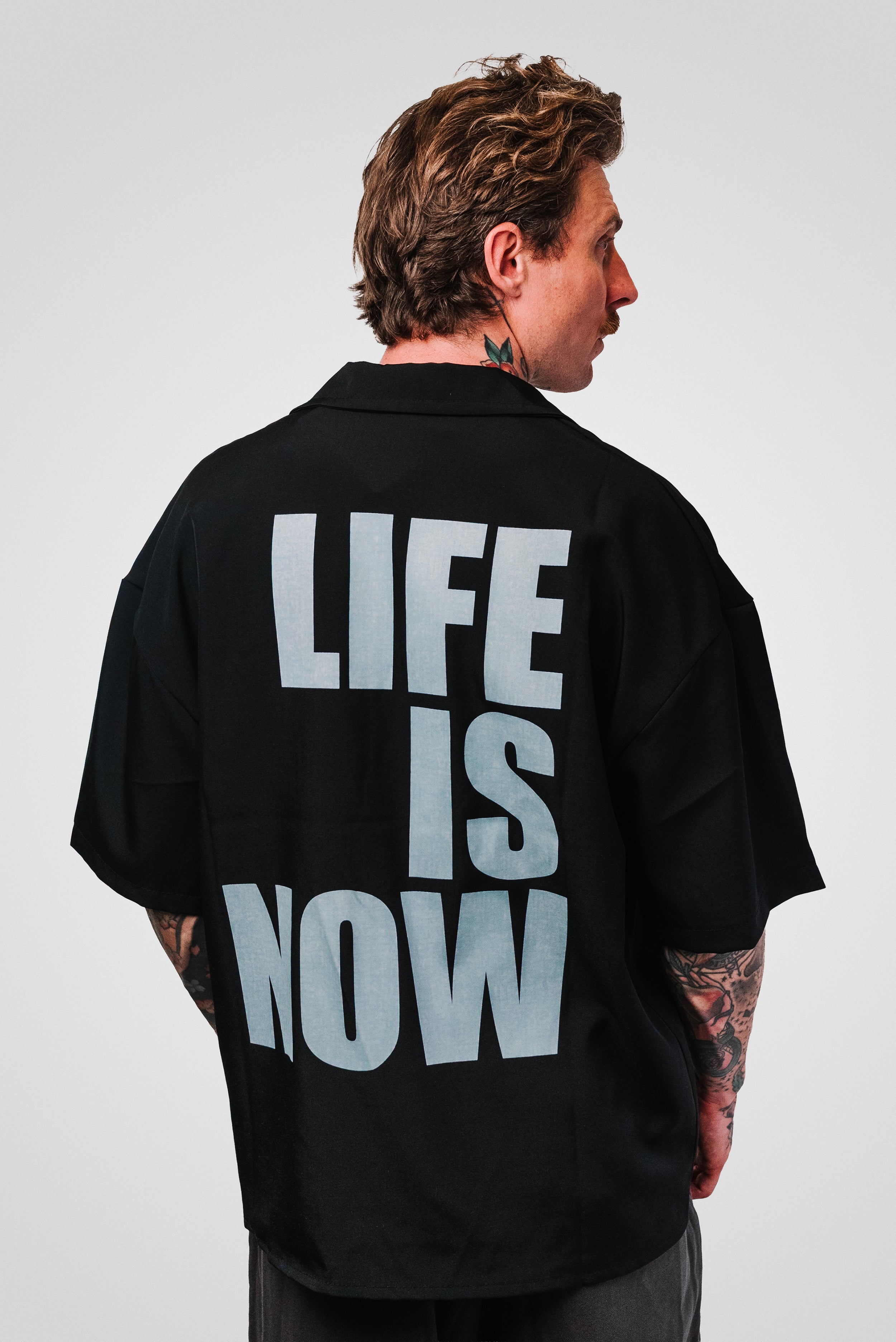 LIFE IS NOW BLACK SHIRT - Replacement Brand