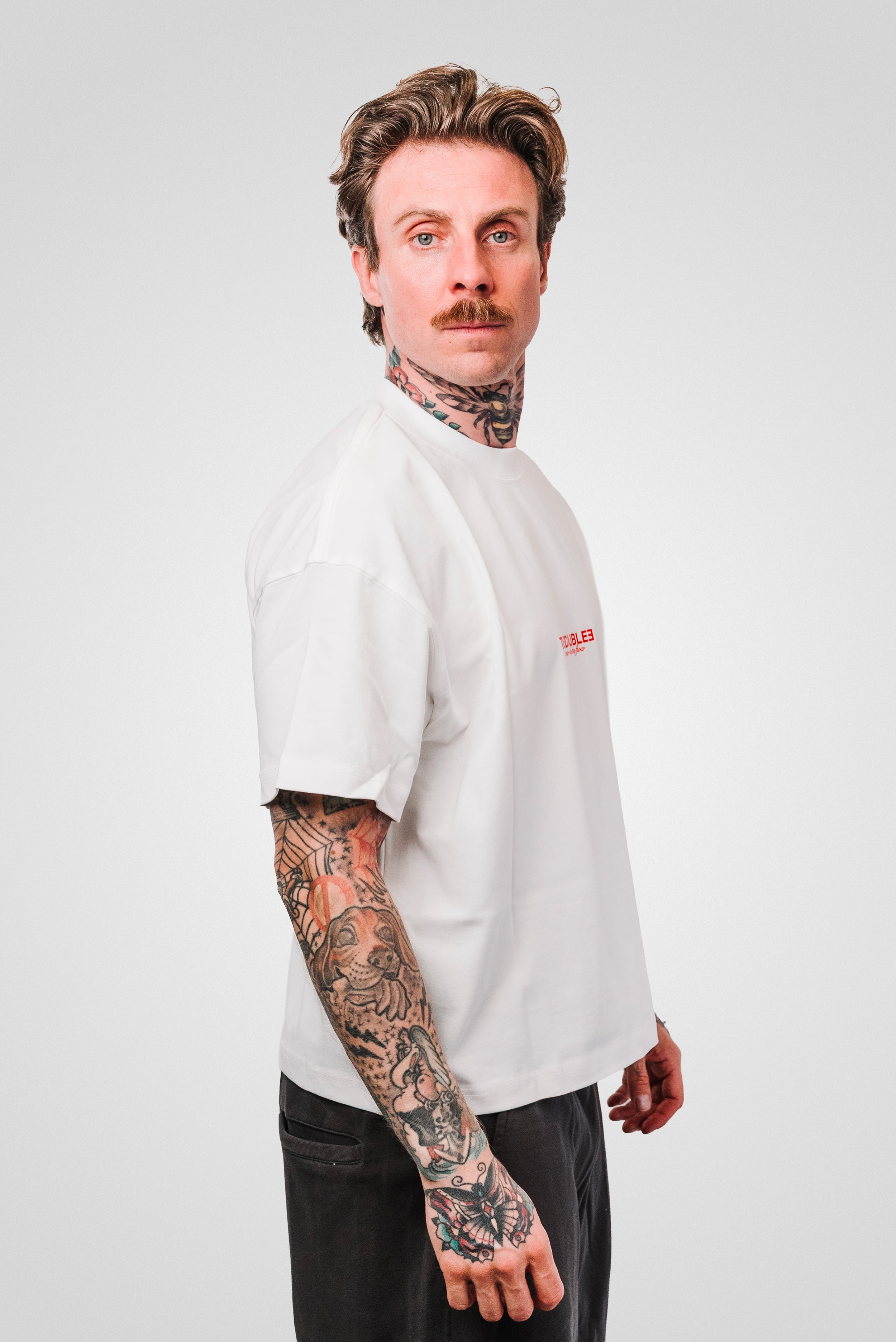 MADE IT WHITE BOXY TEE - TheDoubleE