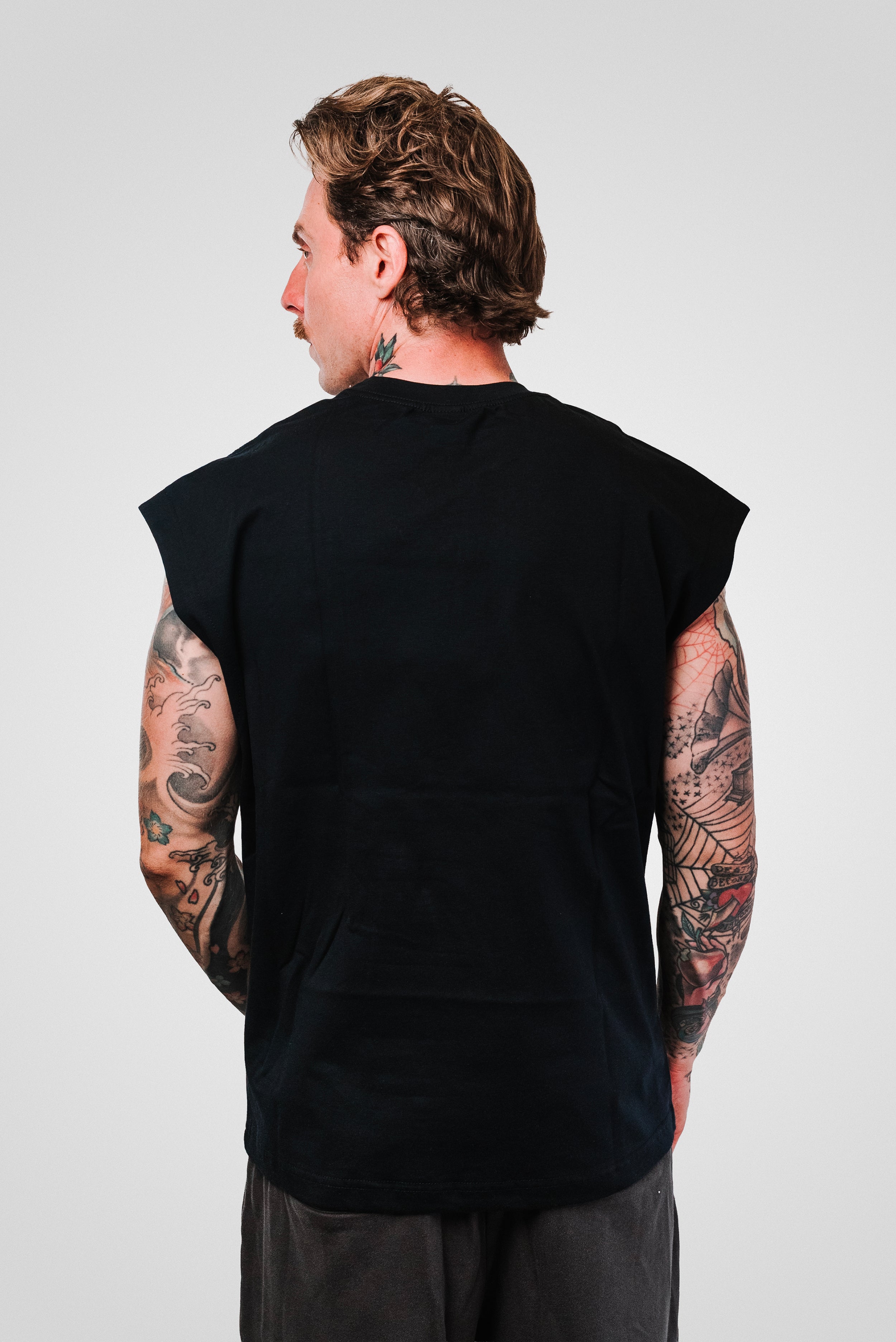 FIRE MOUTH BLACK TANK TOP - Noissey Brand