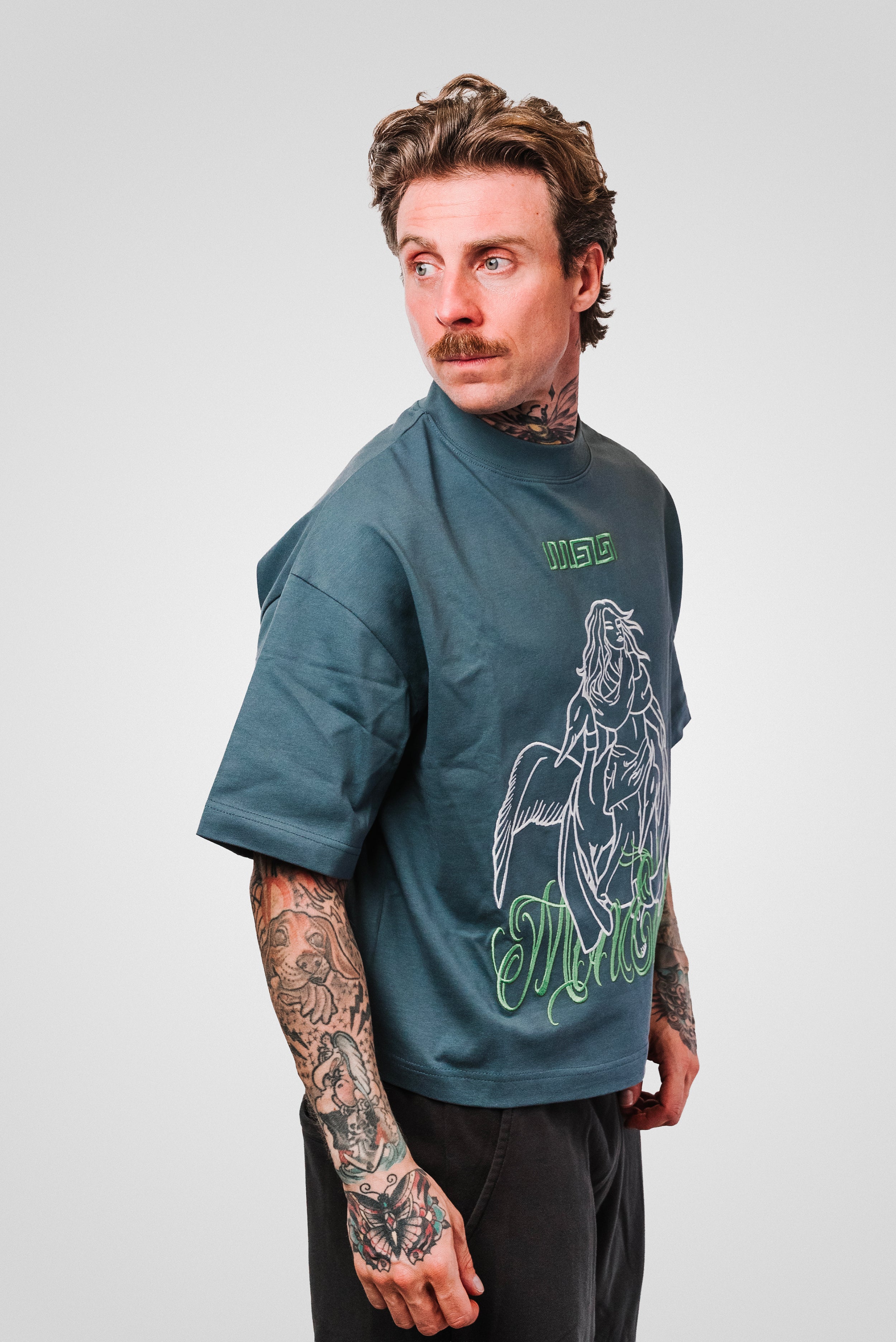 TWIN SOUL TEE GREY - Mon Elysee