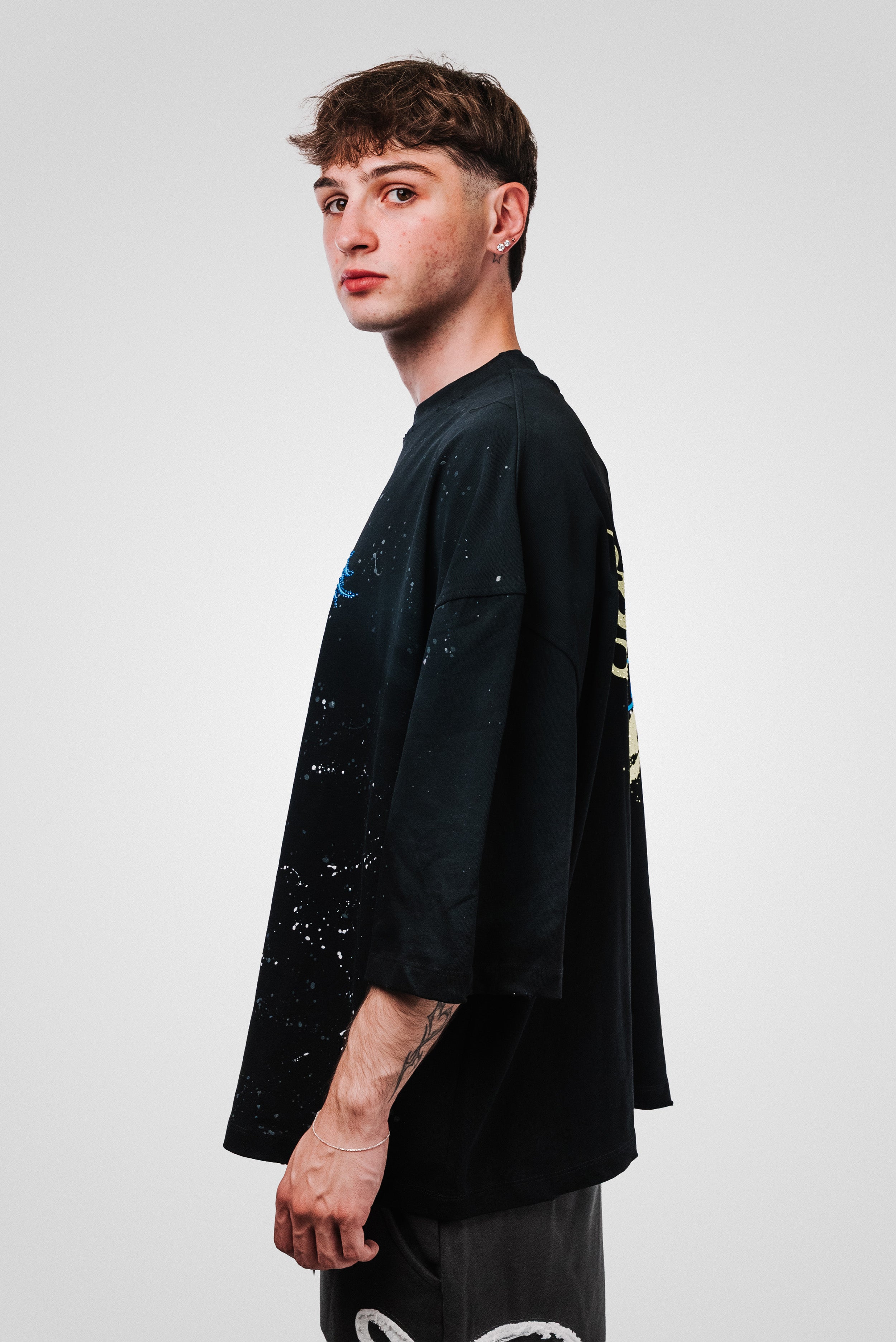 SPEED FIRE BLACK TEE - Butish Brand