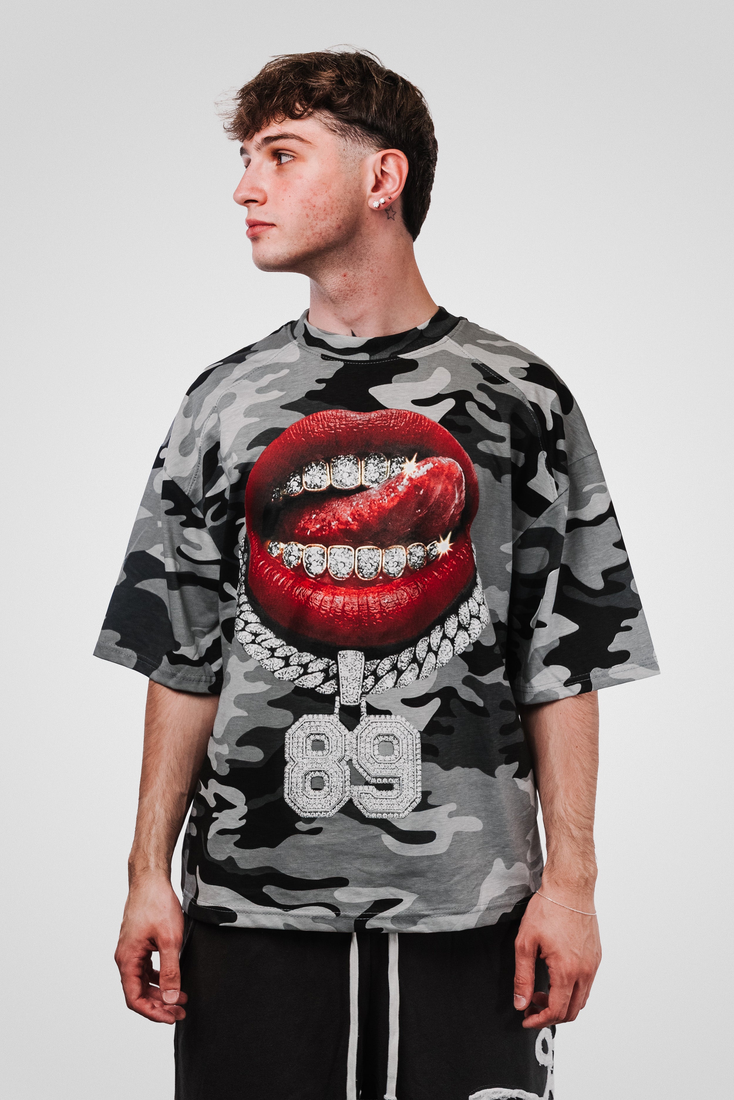 CAMO MOUNTH TEE - Replacement Brand