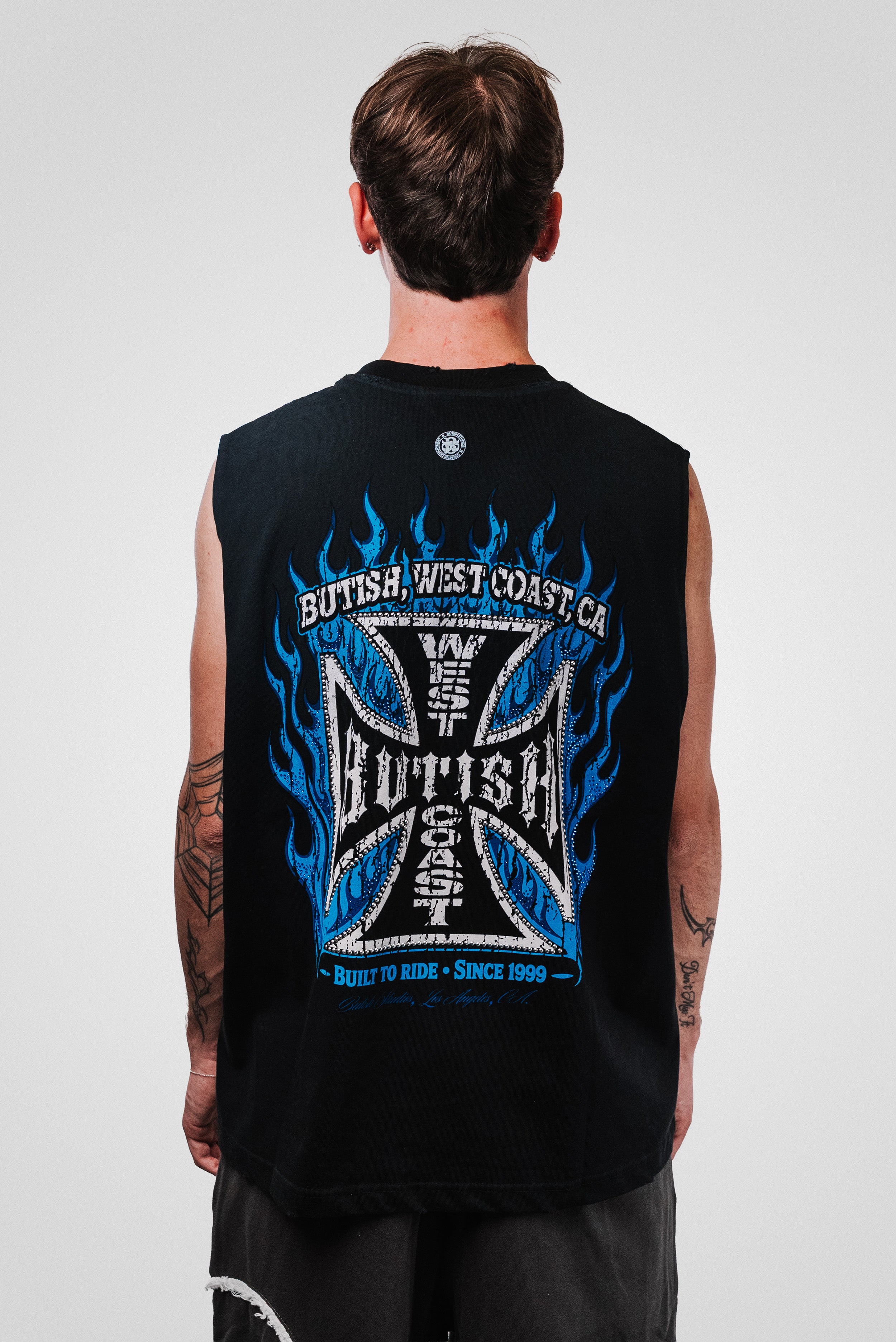BAD CHOPPERS TANK BLACK - Butish Brand