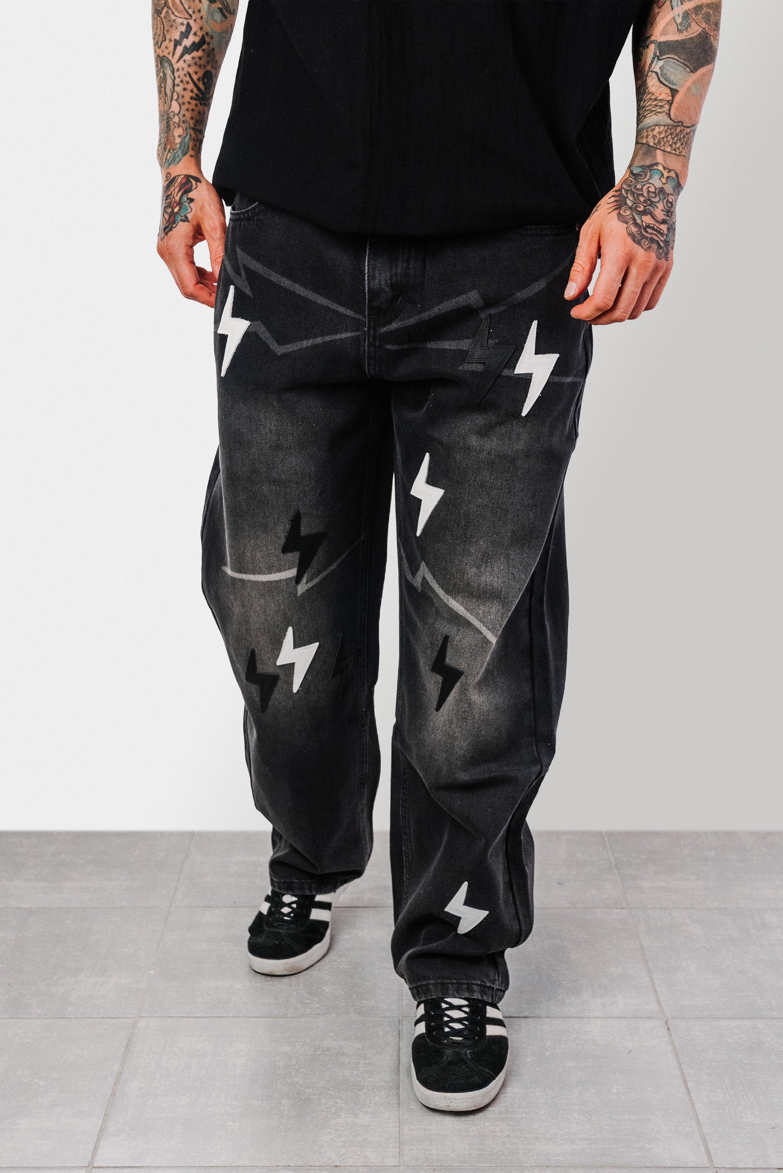 FLASH BLACK JEANS - Shoebuya Design