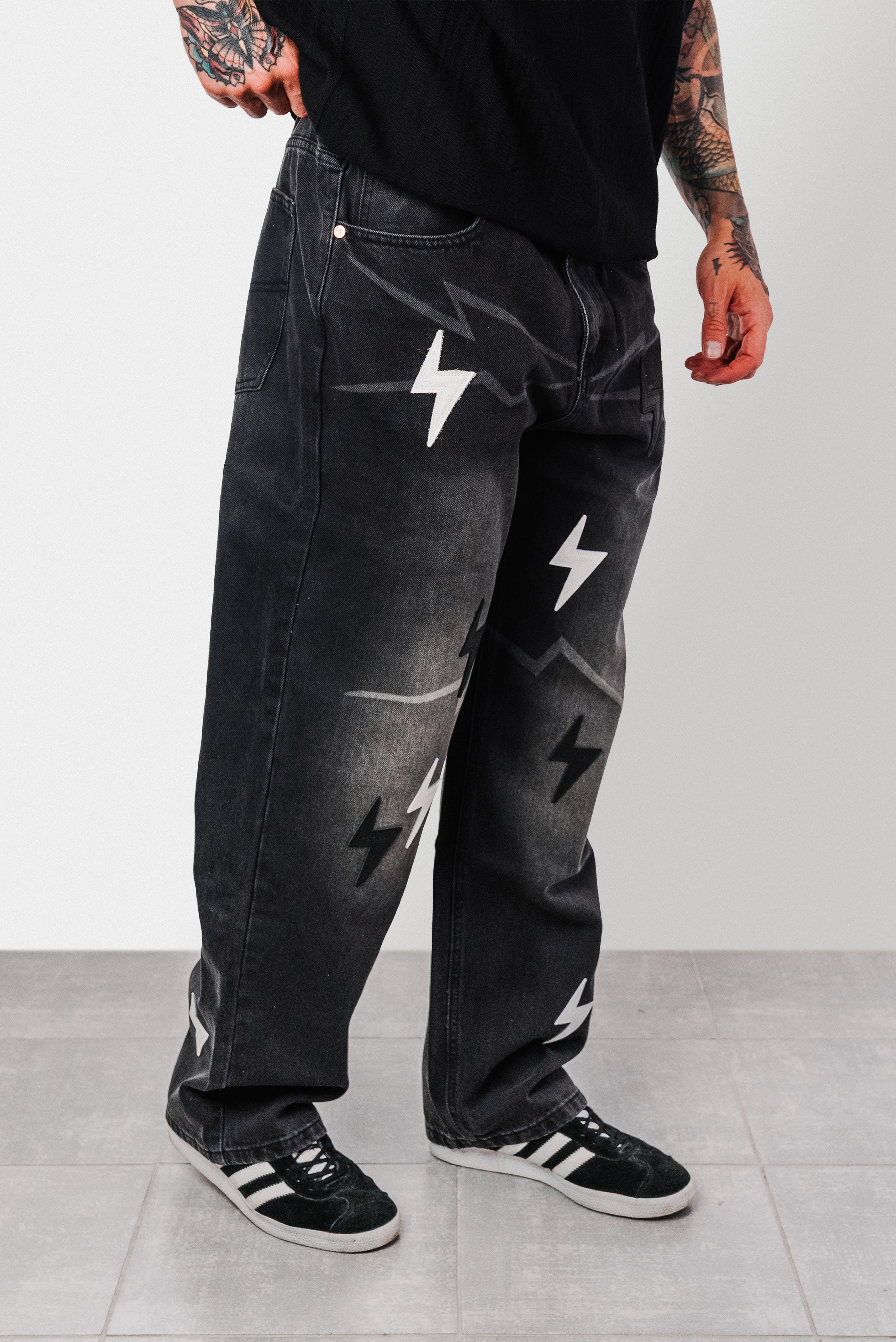 FLASH BLACK JEANS - Shoebuya Design