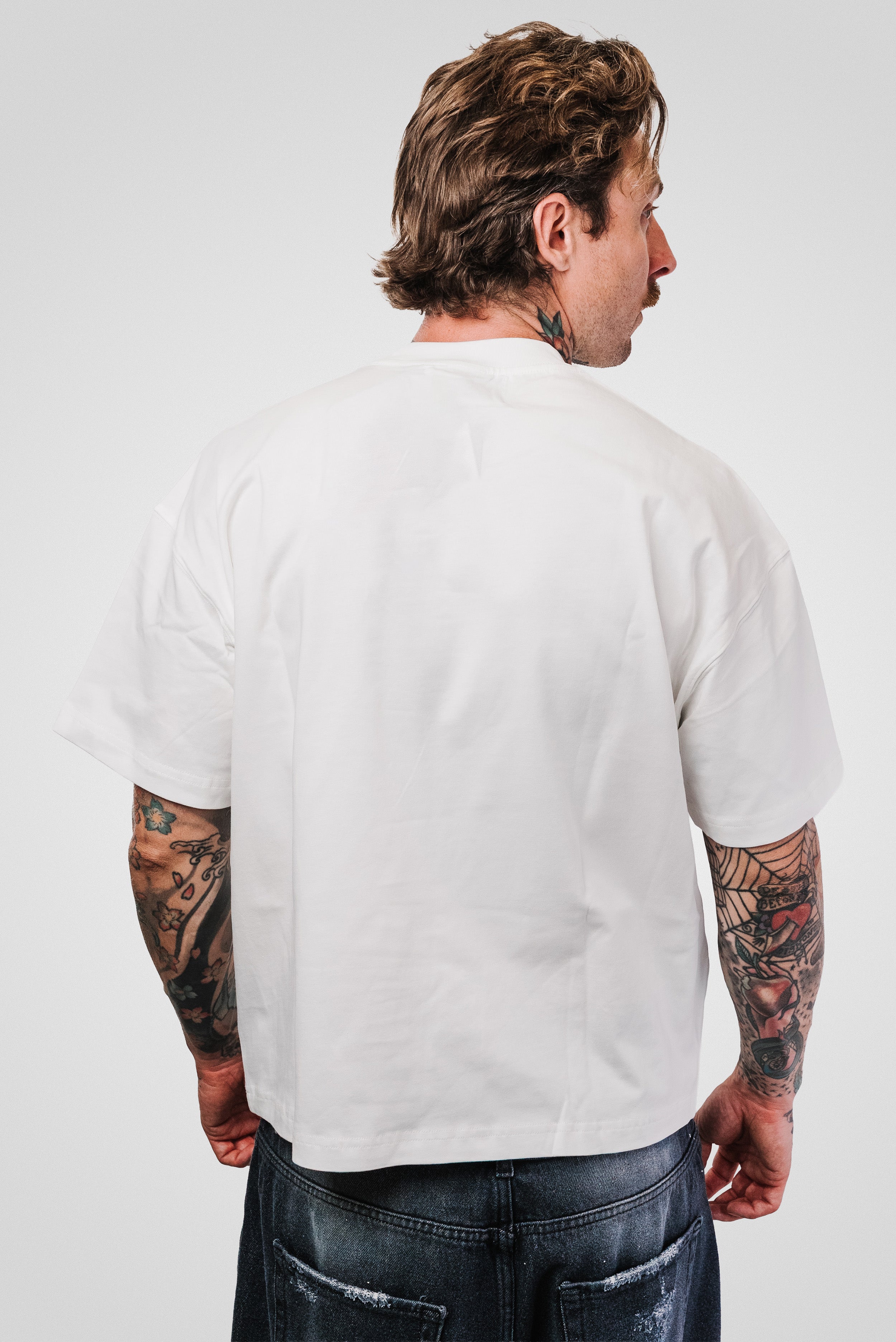 DISCO MOUTH WHITE TEE - Shoebuya Design