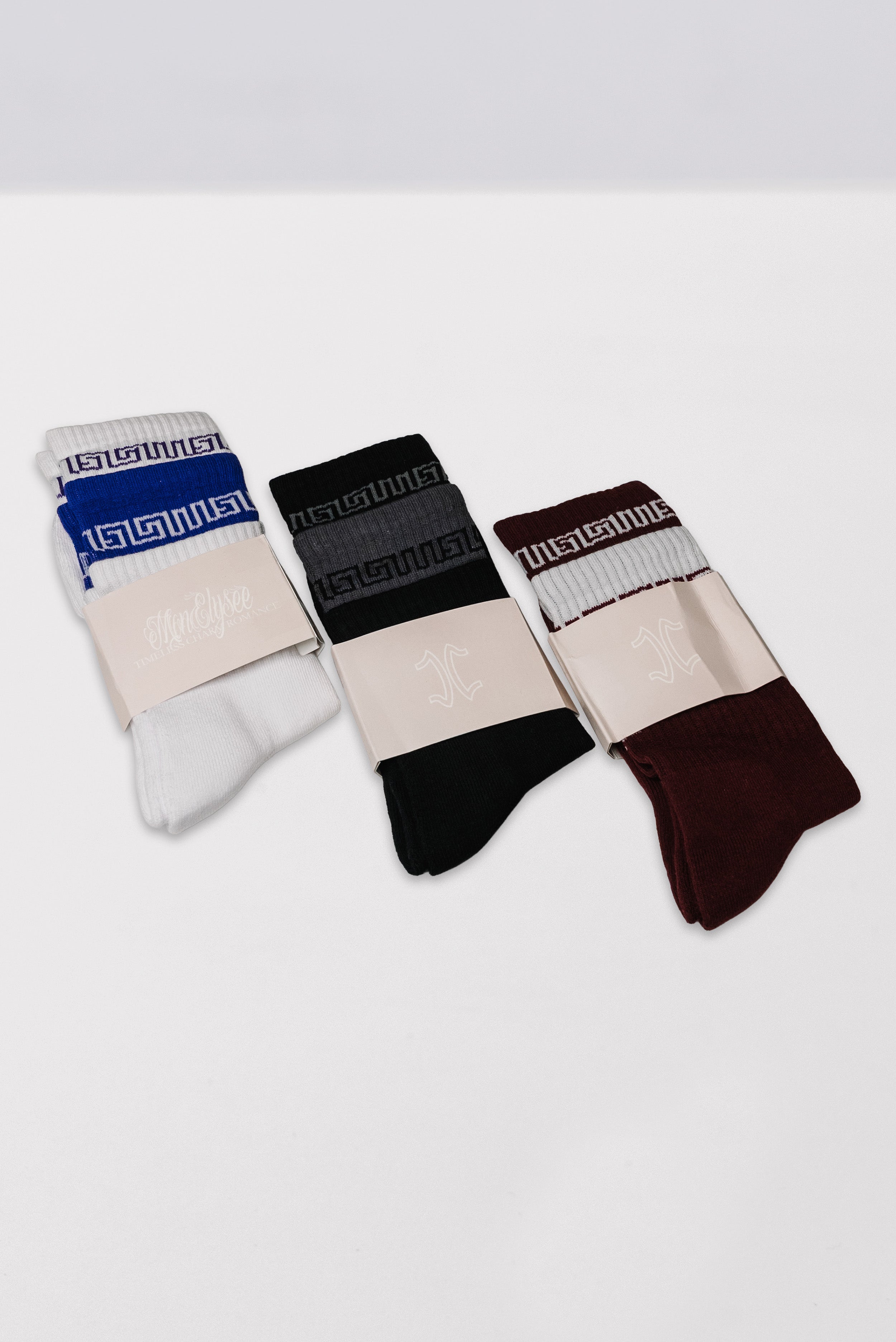 TRIPLE FRIEZE SOCKS - Mon Elysee