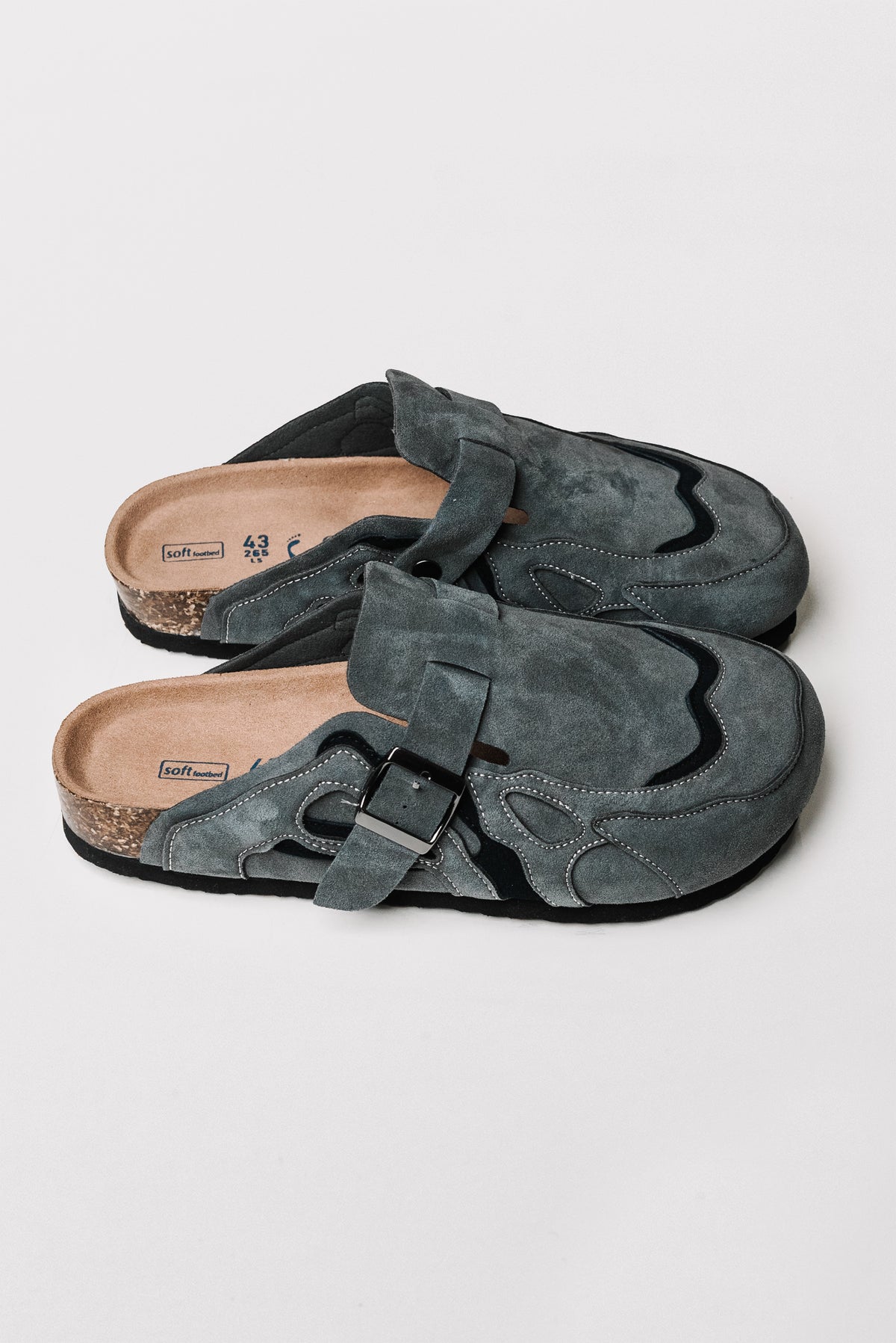 SLIP-ON DARK GREY PATCHWORK - Shoebuya Brand