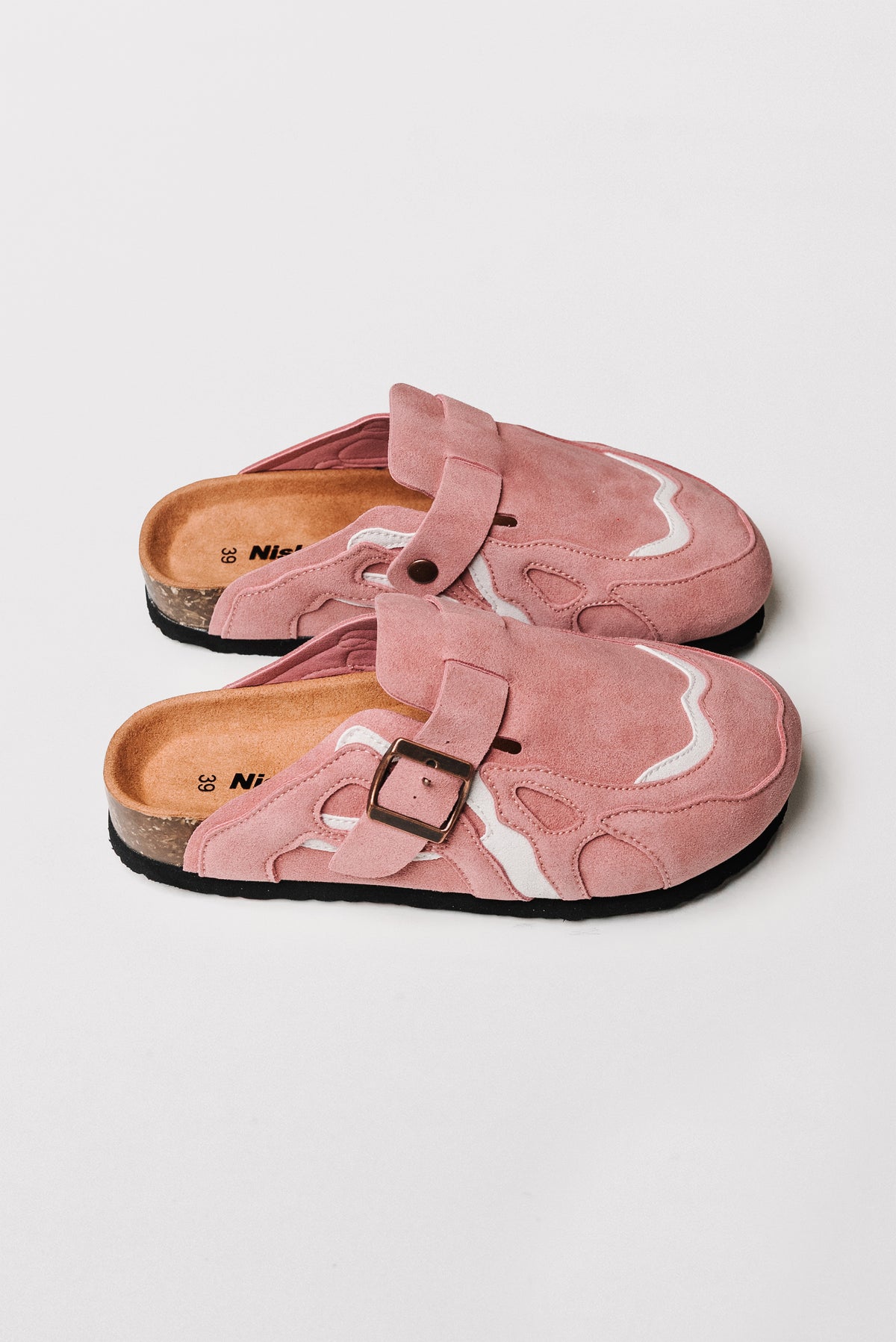 SLIP-ON BABY PINK PATCHWORK - Shoebuya Brand