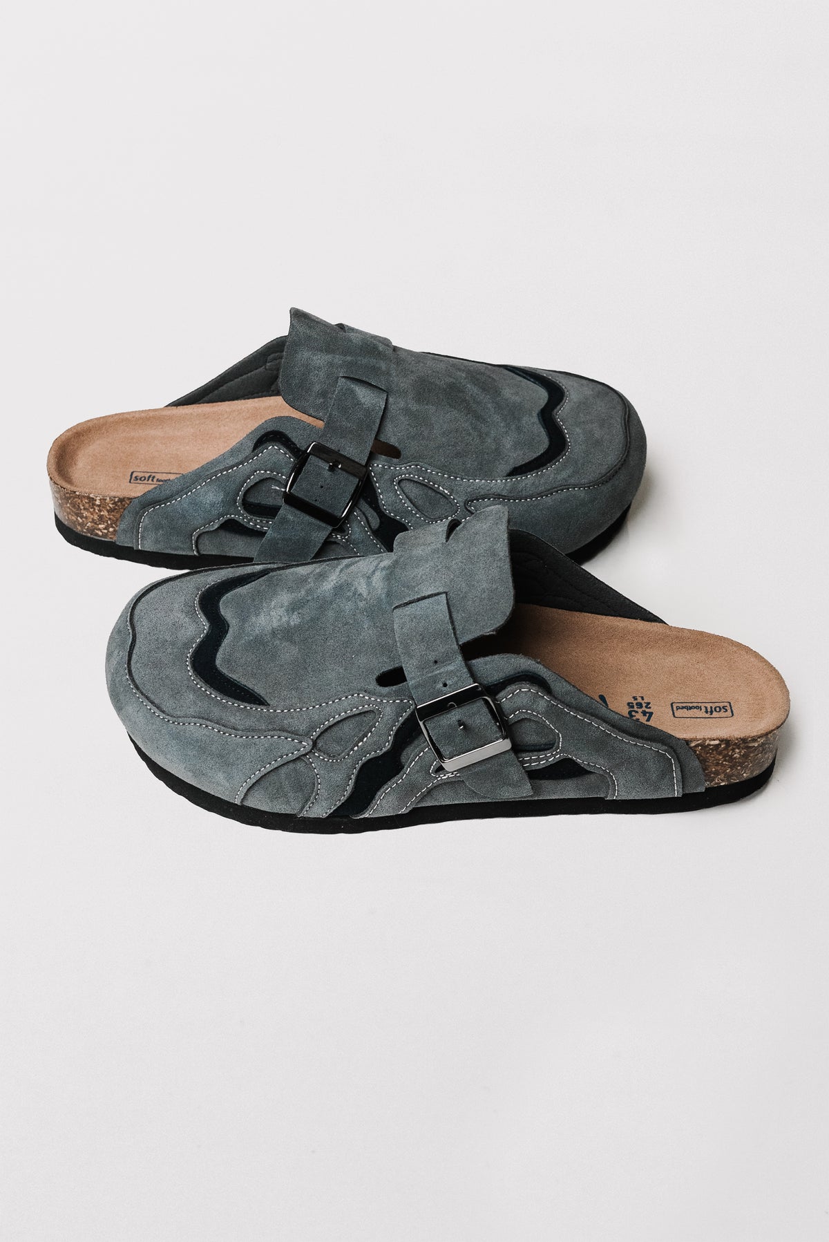 SLIP-ON DARK GREY PATCHWORK - Shoebuya Brand
