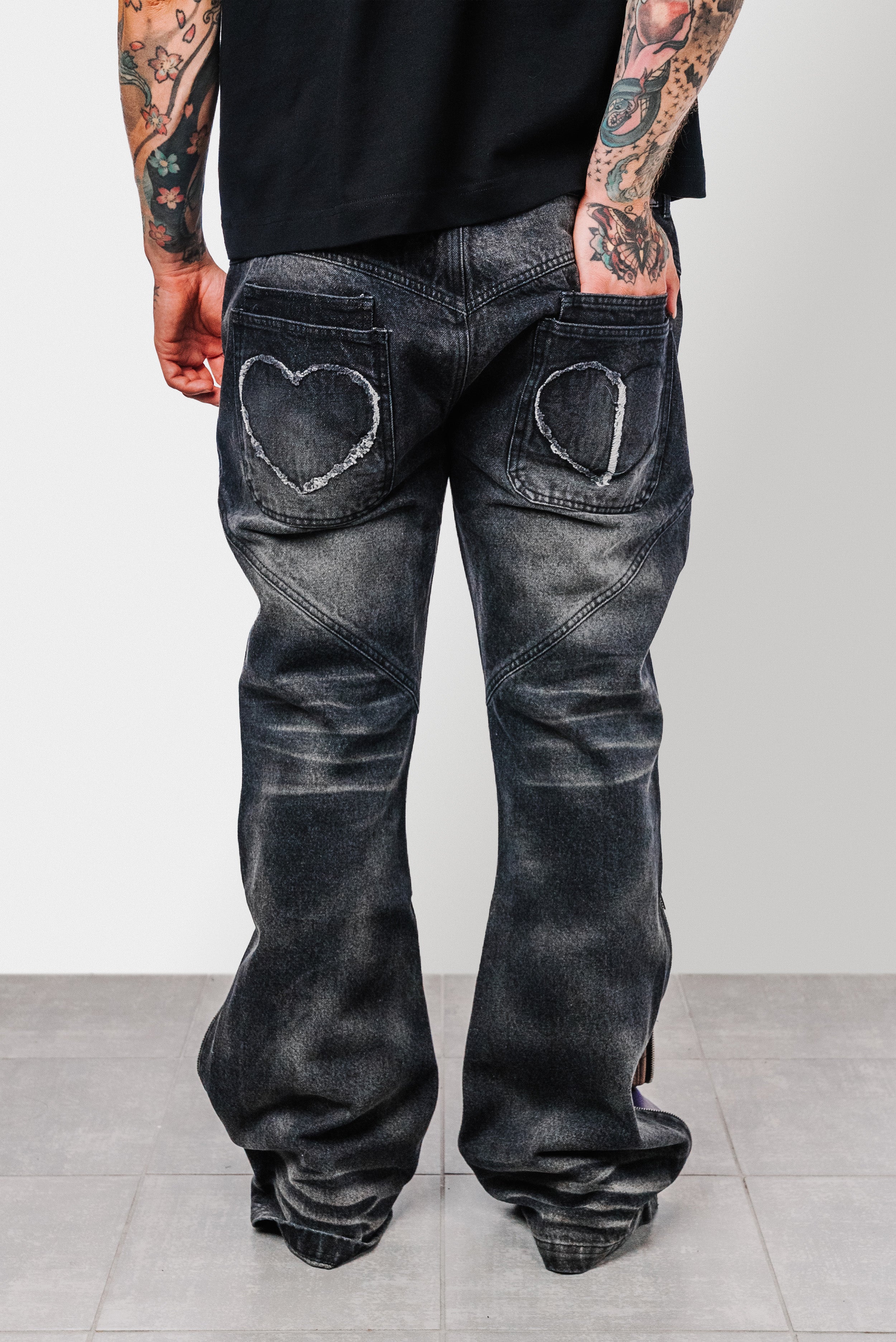 SHADOW BLACK JEANS - Stolen Stuff