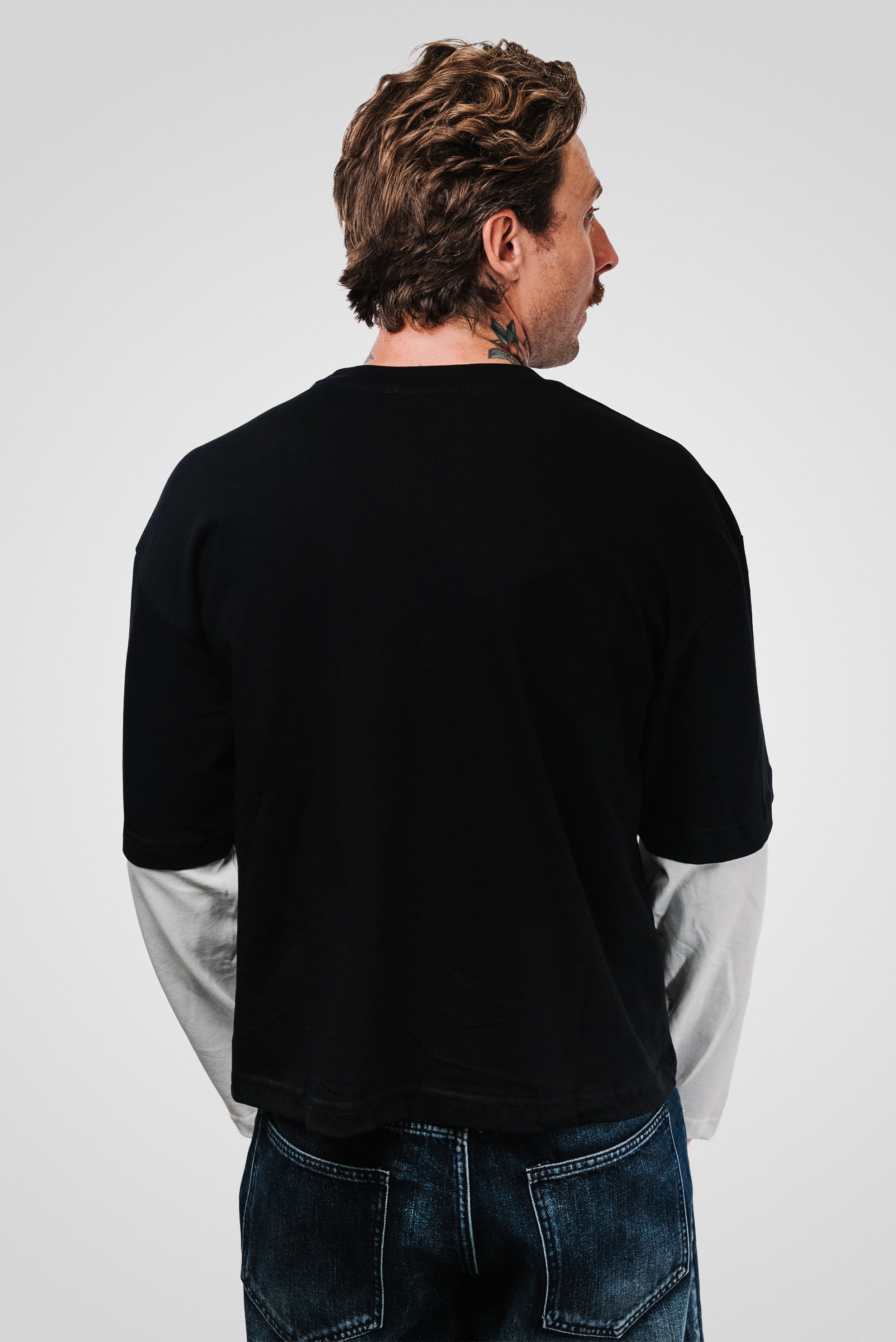 HYPE DOUBLE LONGSLEEVE BLACK - Replacement Brand