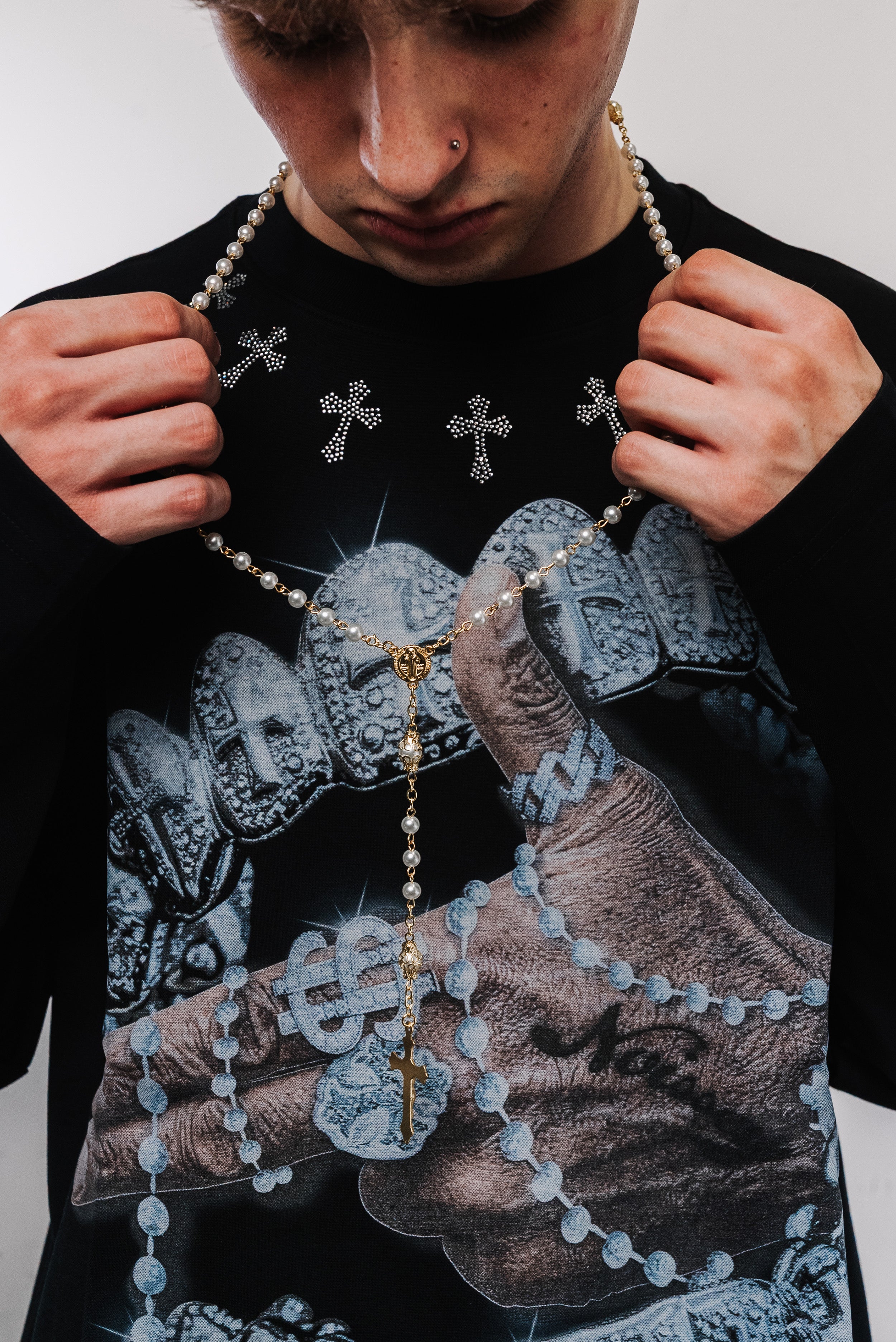 DOLLAR RING BLACK BOXY LONGSLEEVE - Noissey Brand
