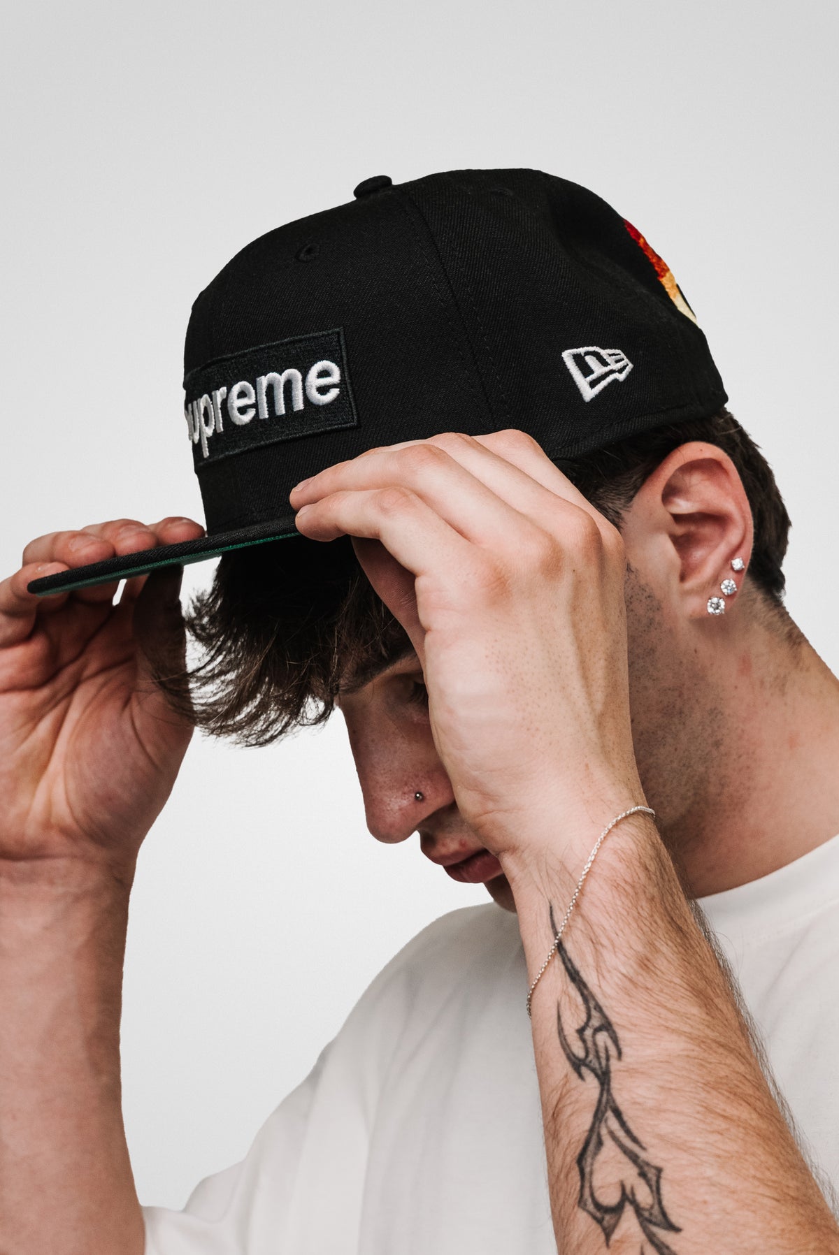 SUPREME BOX LOGO CAP AMERICAN RDNY PATCH