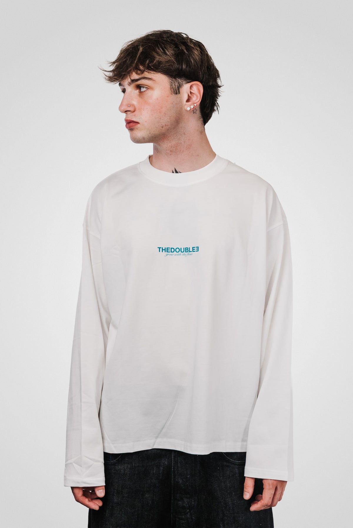 FUCKING TEREA WHITE BOXY LONGSLEEVE - TheDoubleE