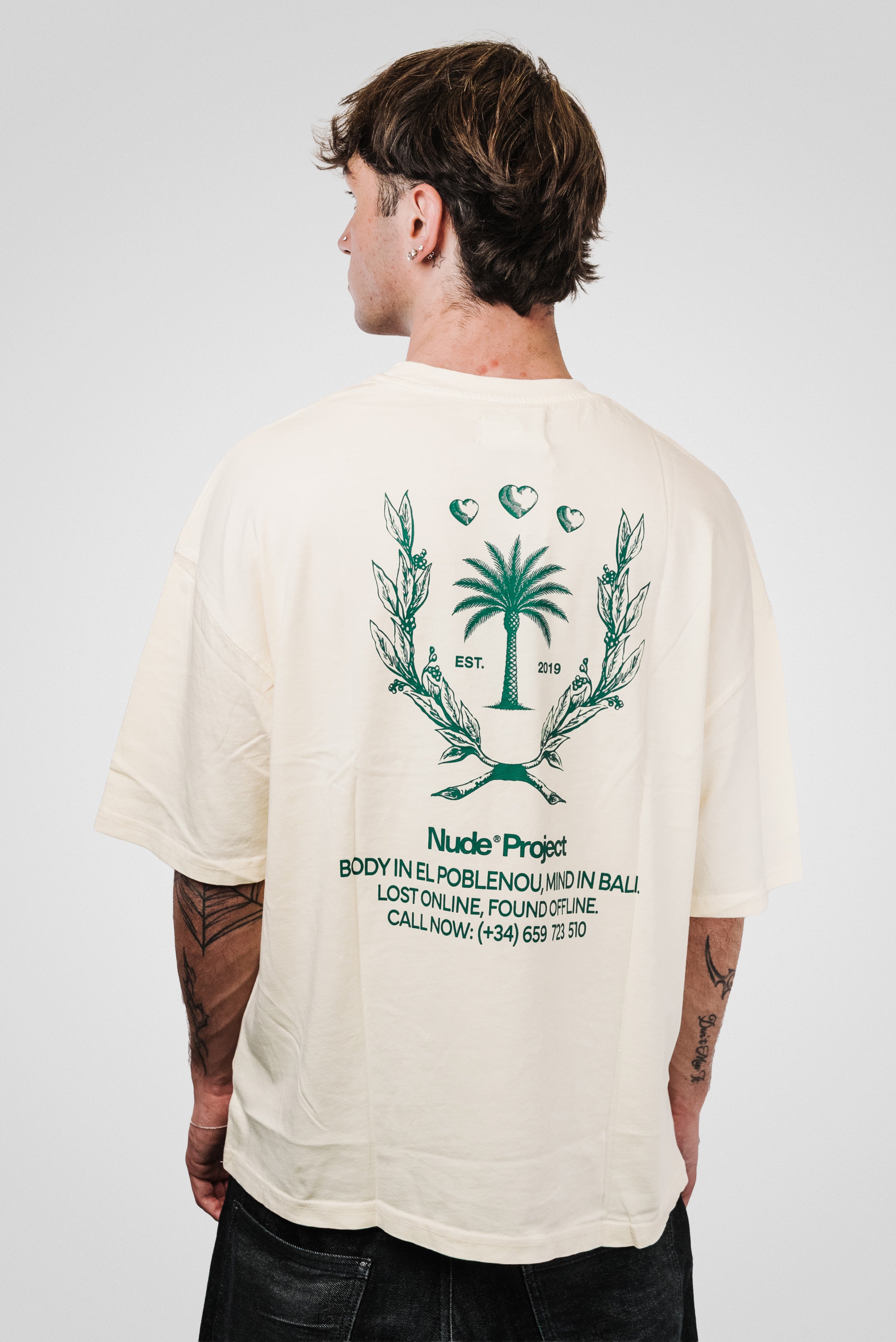 OFFLINE TEE MARSHMALLOW - NUDE PROJECT
