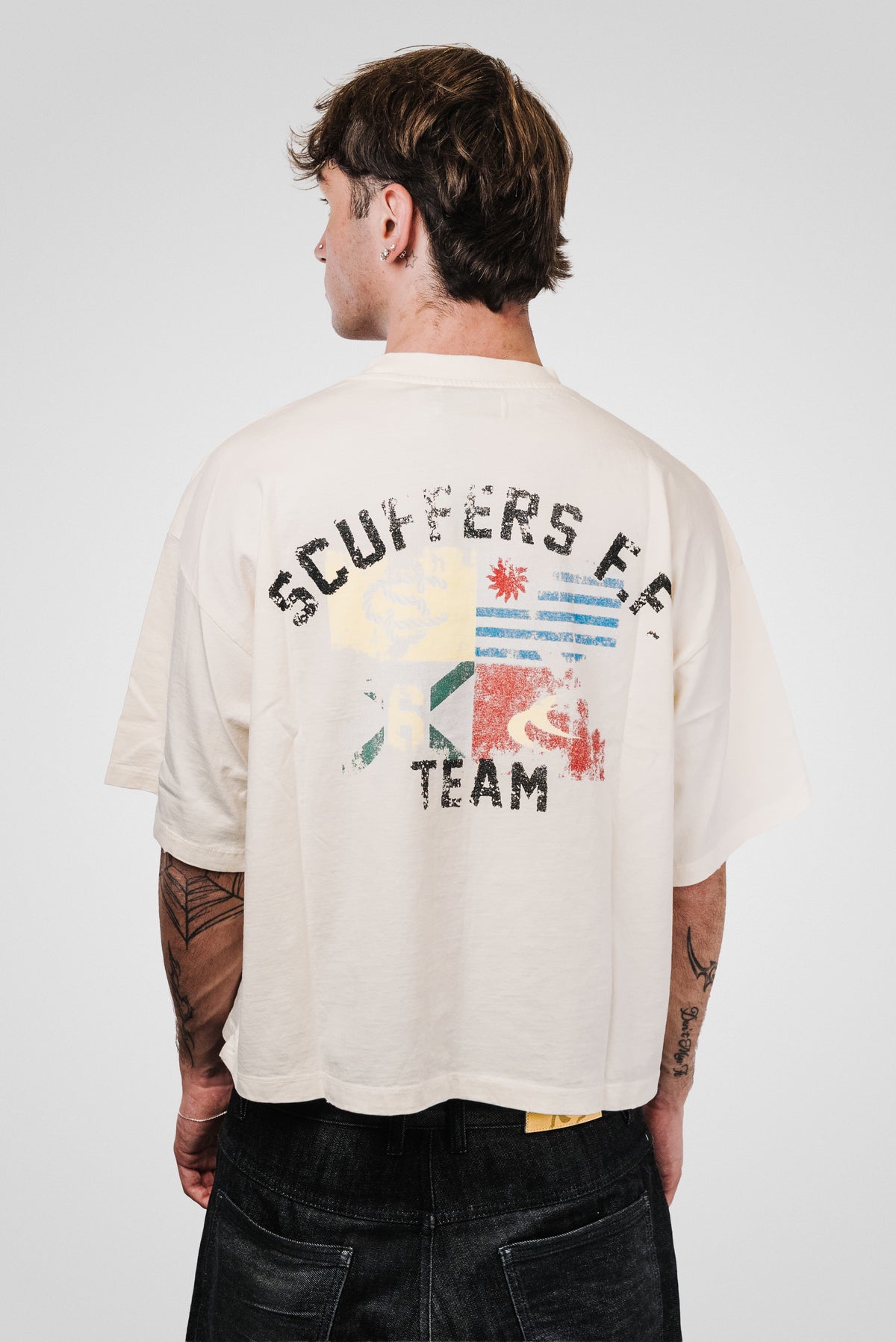 OMEGA ECRU TEE - SCUFFERS