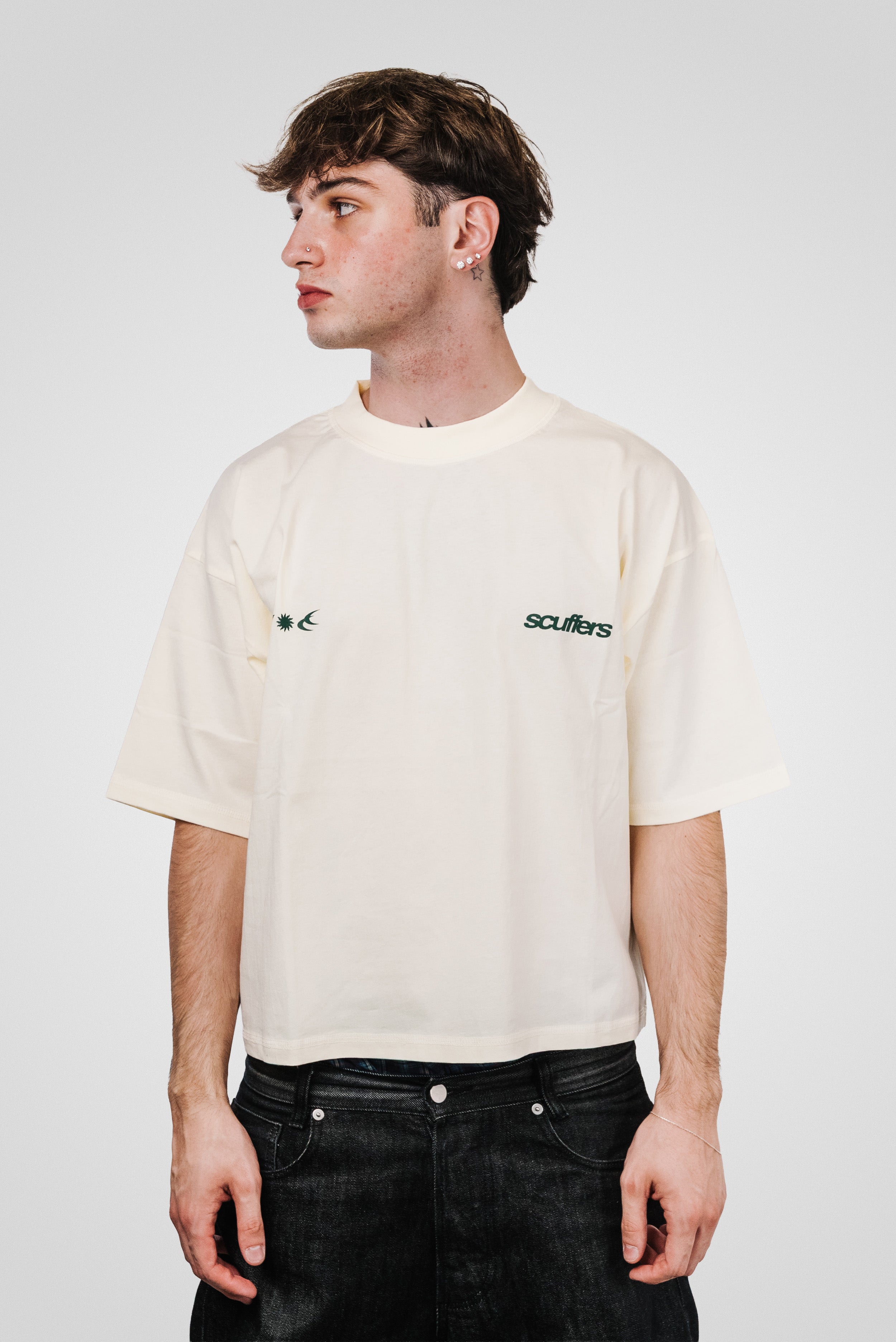 CAPTAIN WHITE TEE - SCUFFERS