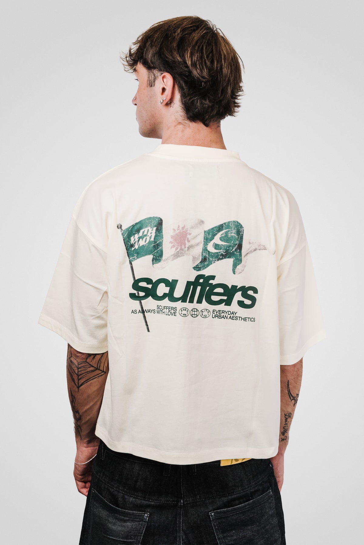 CAPTAIN WHITE TEE - SCUFFERS