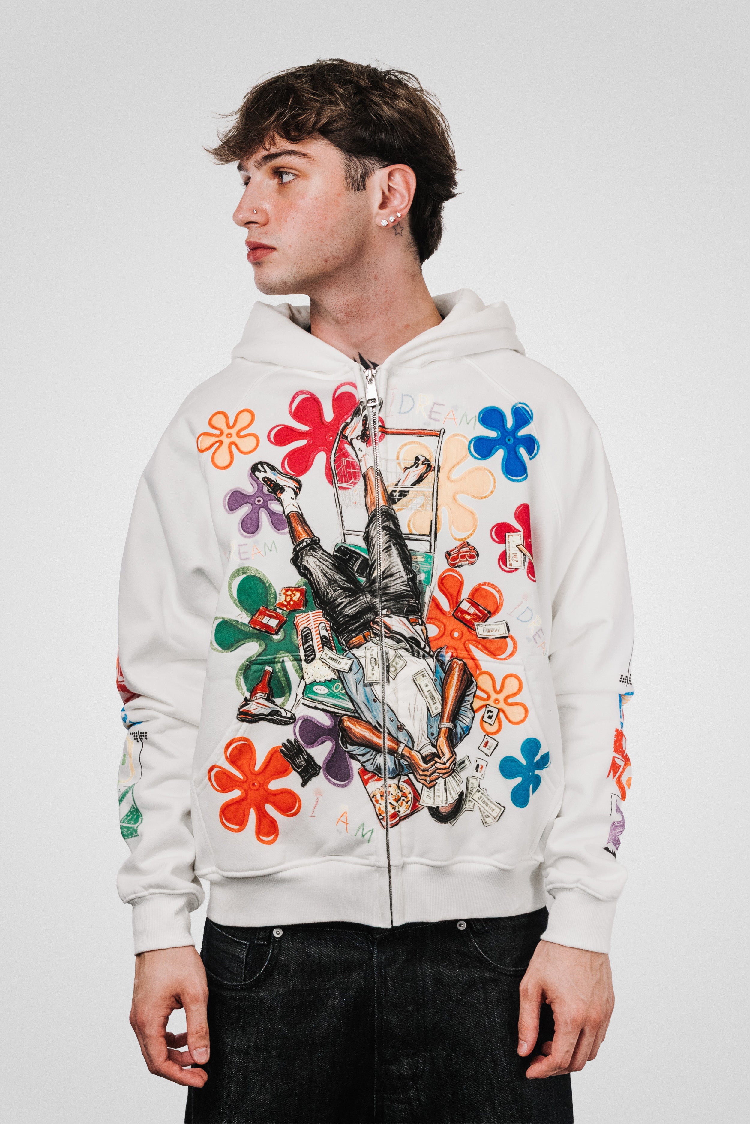 DREAM WHITE HOODIE - Noissey Brand