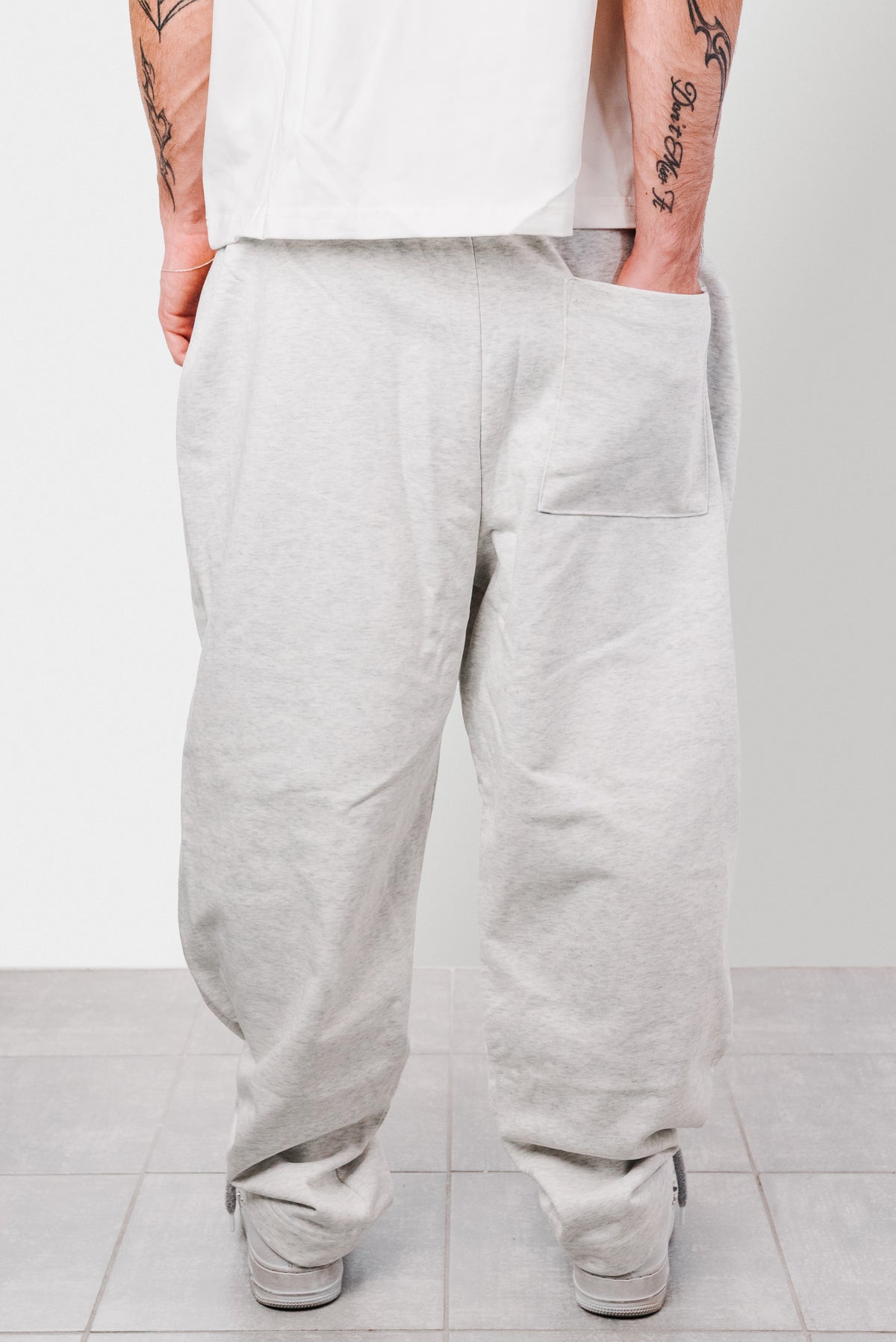 BASIC TRACKSUIT LIGHT GREY PANTS - Replacement Brand