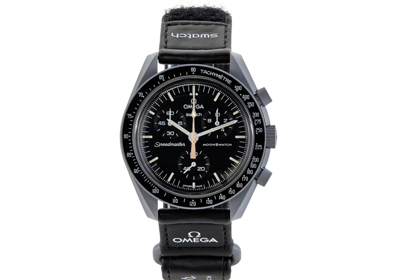 Swatch x Omega Bioceramic Moonswatch Mission To Moonshine Gold Barley Grain Patt