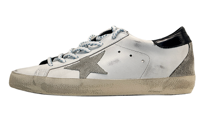 GOLDEN GOOSE SUPER STAR TACCO BLUE CORDA LACES BLUE AND WHITE