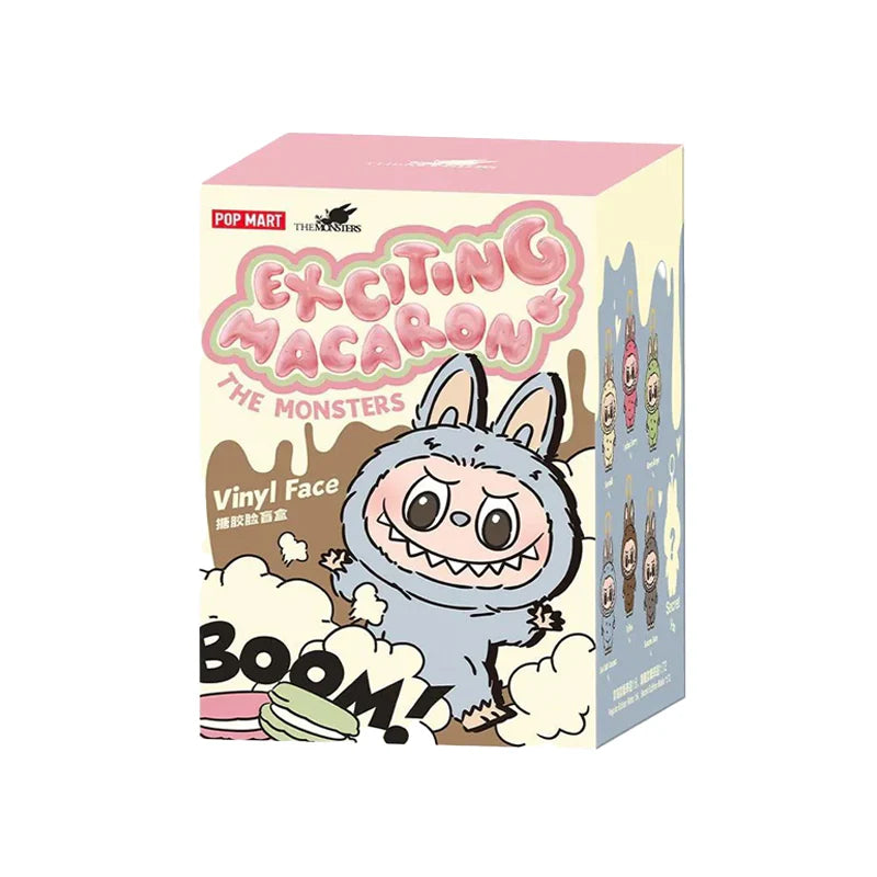 LABUBU THE MONSTERS TASTY MACARONS VINYL FACE BLIND