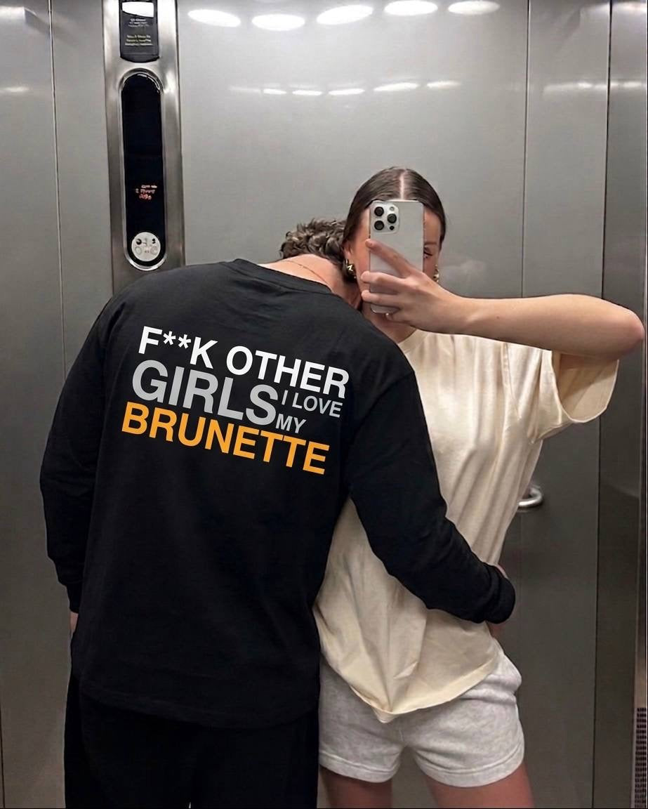 MY BRUNETTE BOXY LONGSLEEVE - TheDoubleE