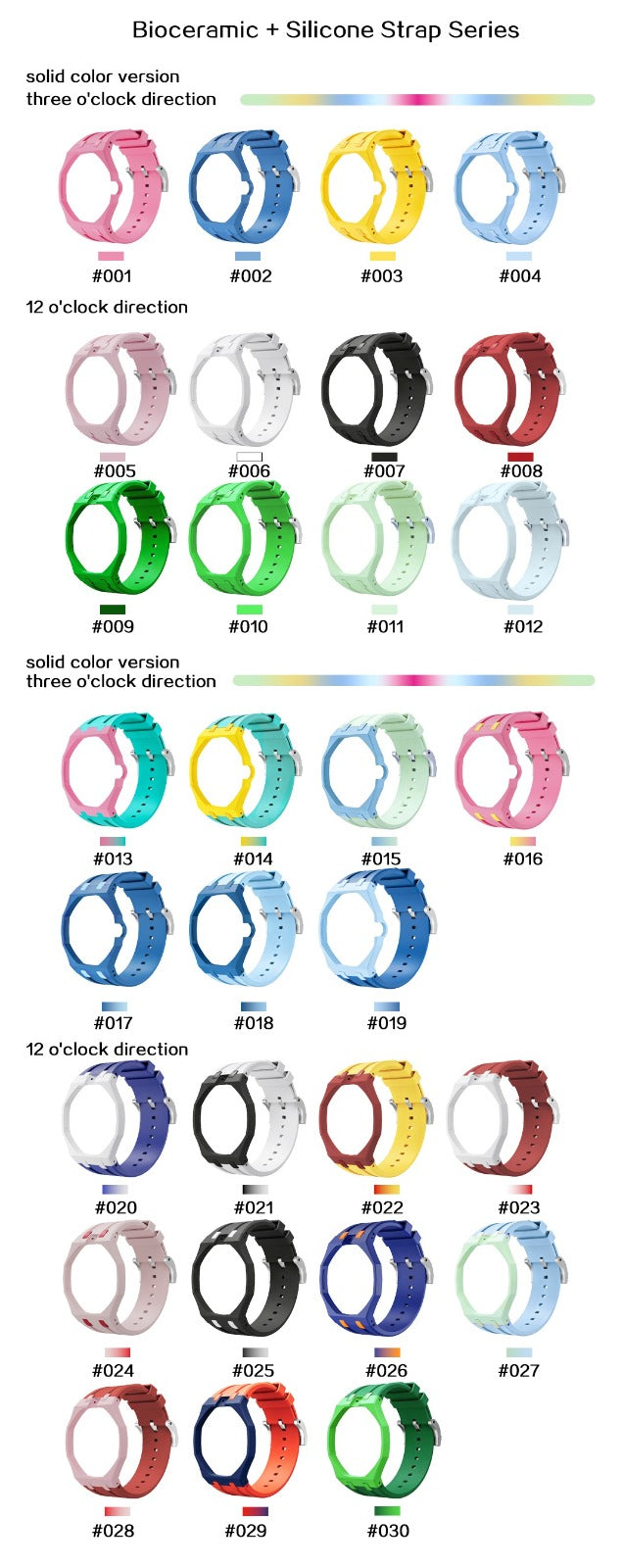 BIOCERAMIC+SILICONE STRAP - AP SWATCH ROYAL POP