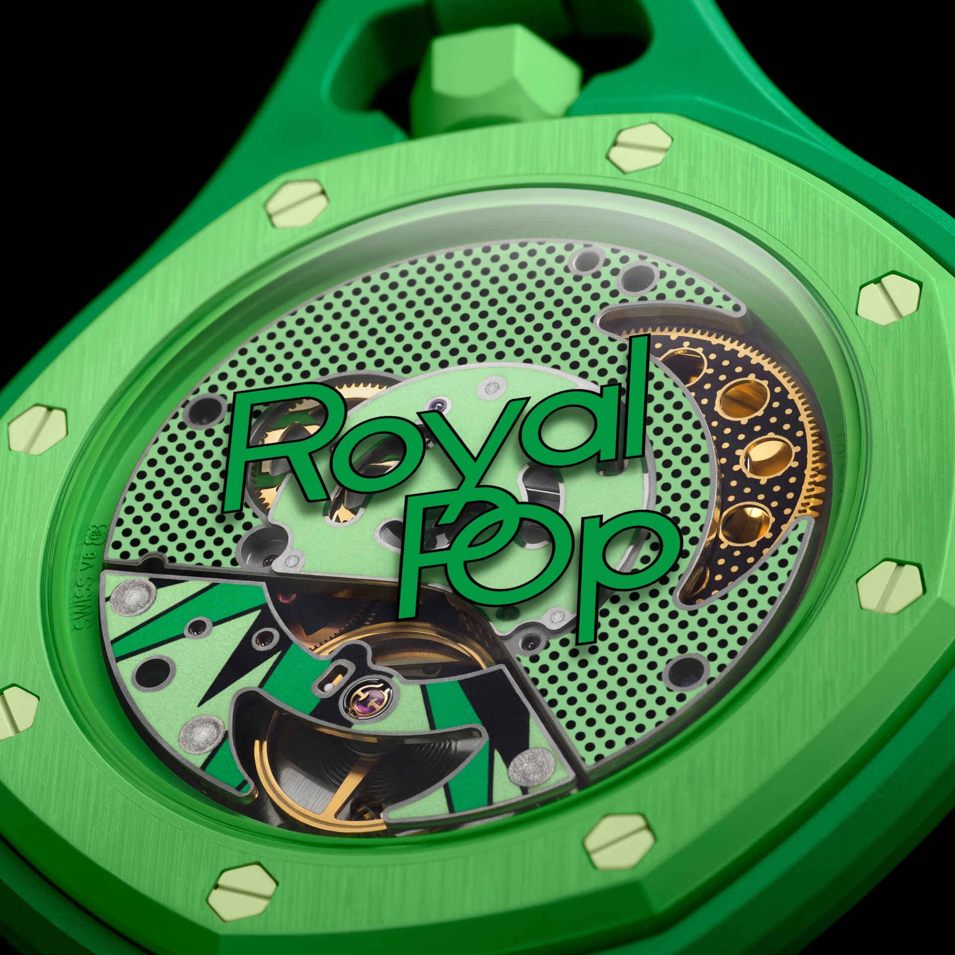 OTTO GREEN ROYAL POP WATCH - AP x Swatch