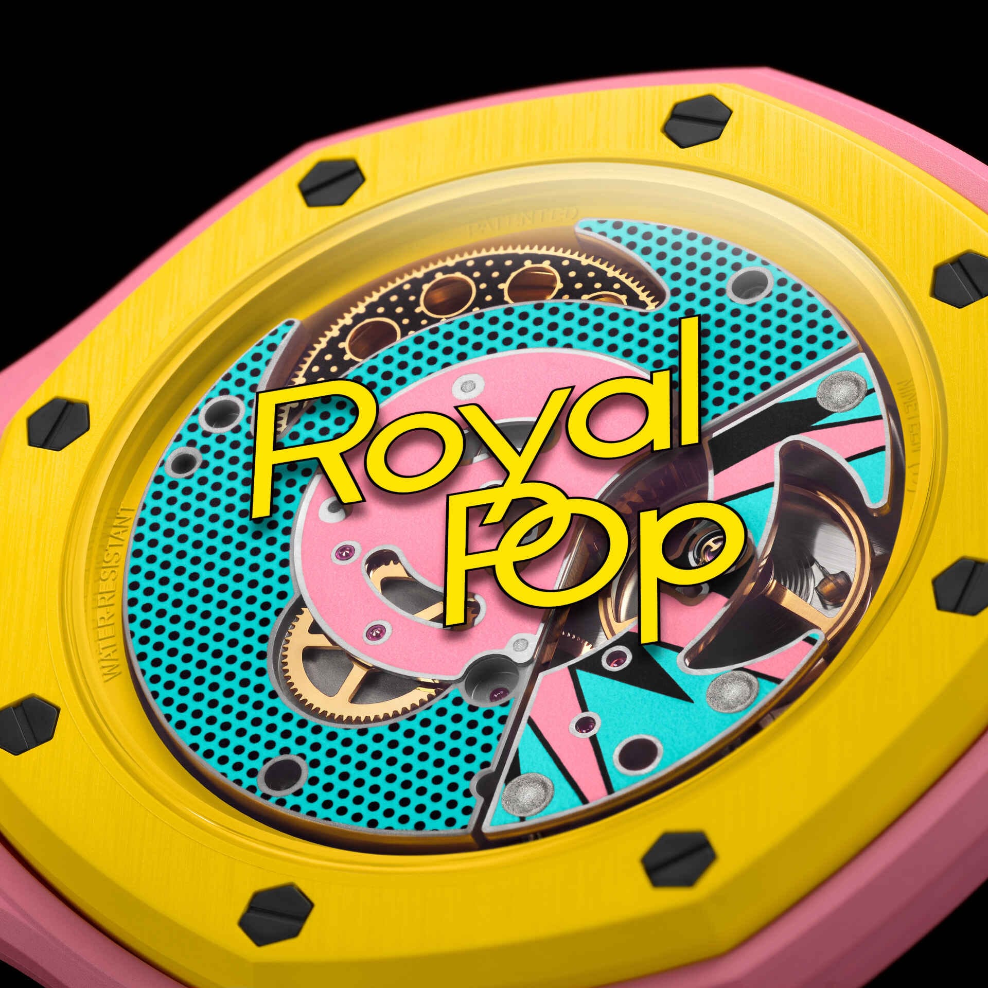 OTG ROZ ROYAL POP WATCH - AP x Swatch